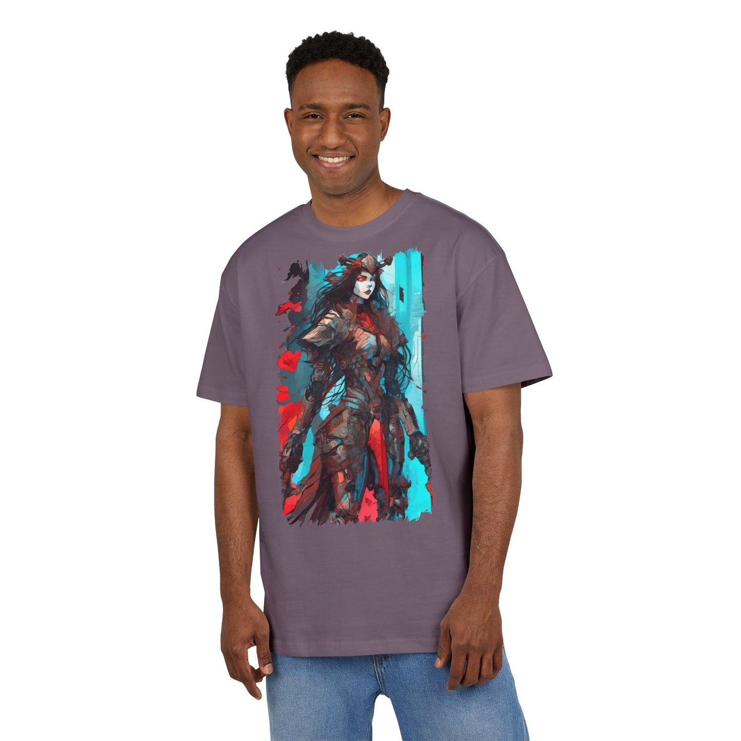 Stylish Graphic Oversize Tee with Fantasy Art, Unisex Casual Shirt, Anime Inspired Tee, Unique Gift for Gamers, Comfortable Everyday Wear