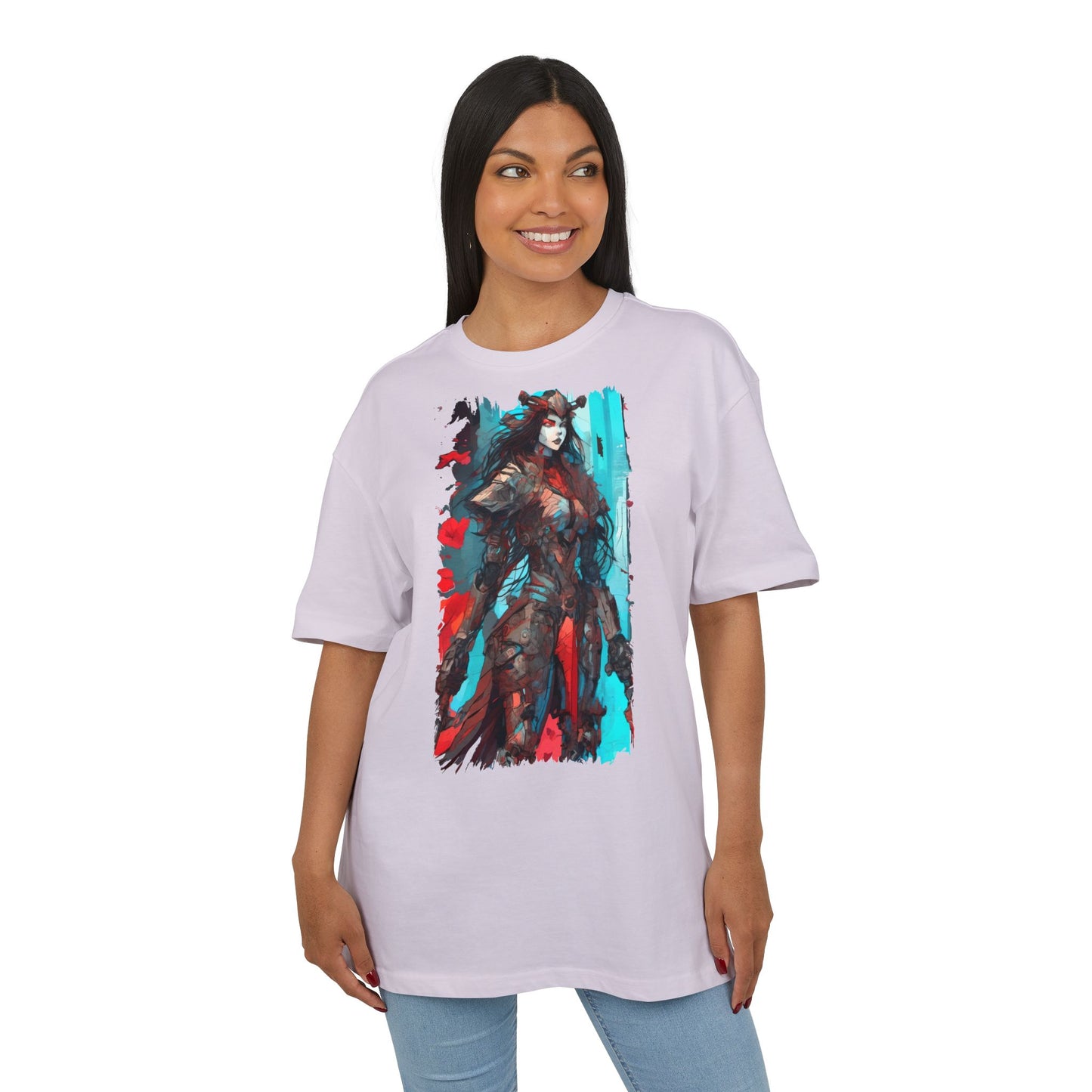 Stylish Graphic Oversize Tee with Fantasy Art, Unisex Casual Shirt, Anime Inspired Tee, Unique Gift for Gamers, Comfortable Everyday Wear