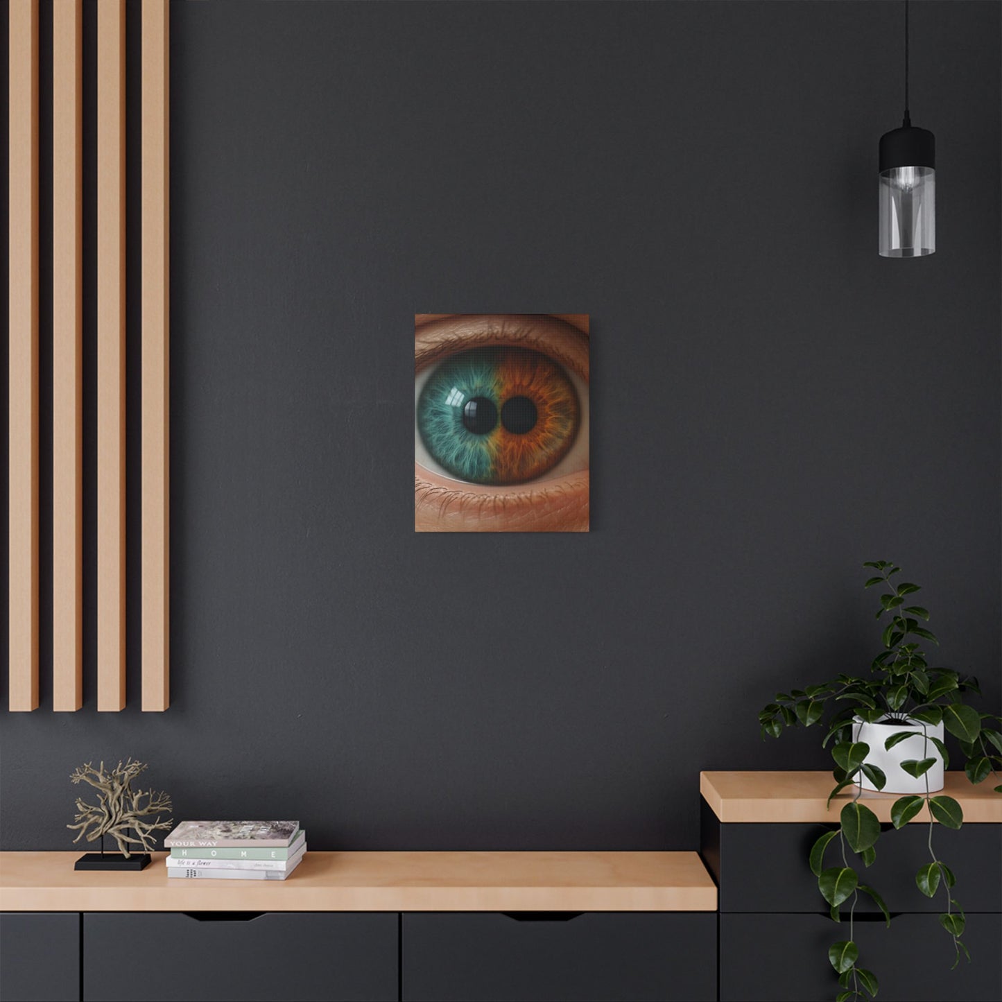Eye Art Canvas Print, Unique Wall Decor, Home Design, Gift for Art Lovers, Modern Aesthetic, Creative Interior