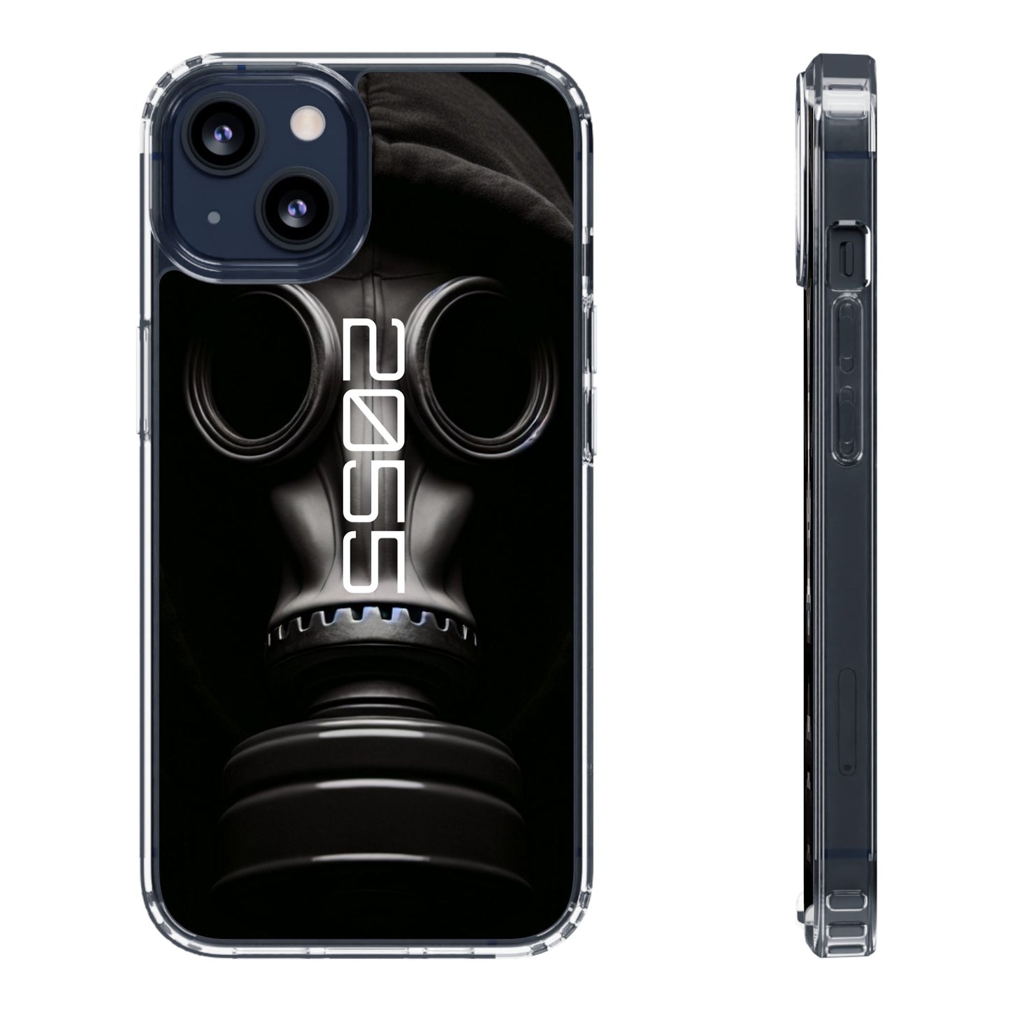 Phone Case Dystopian Gas Mask Design