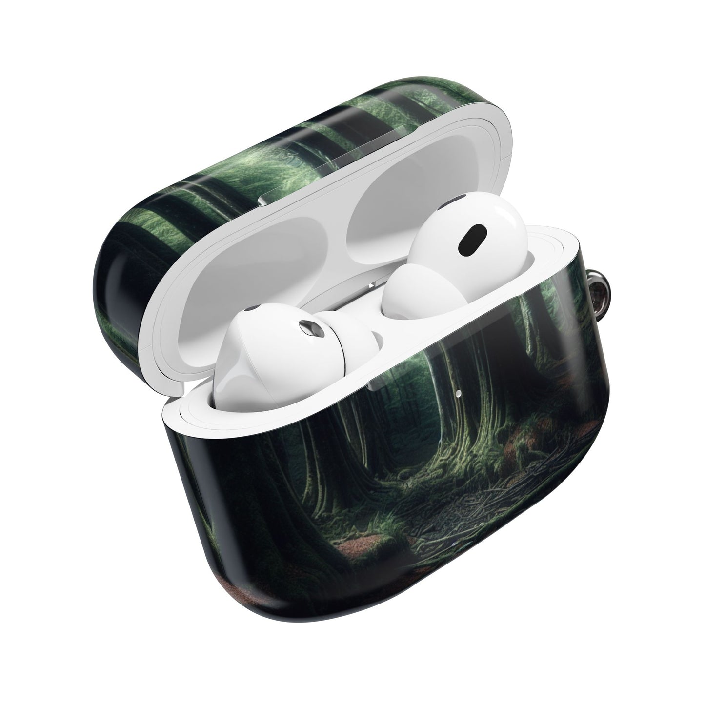 Nature-Inspired AirPod Cases, Forest Style Protective Cover, Eco-Friendly Gift for Nature Lovers, Tech Accessory for Travel
