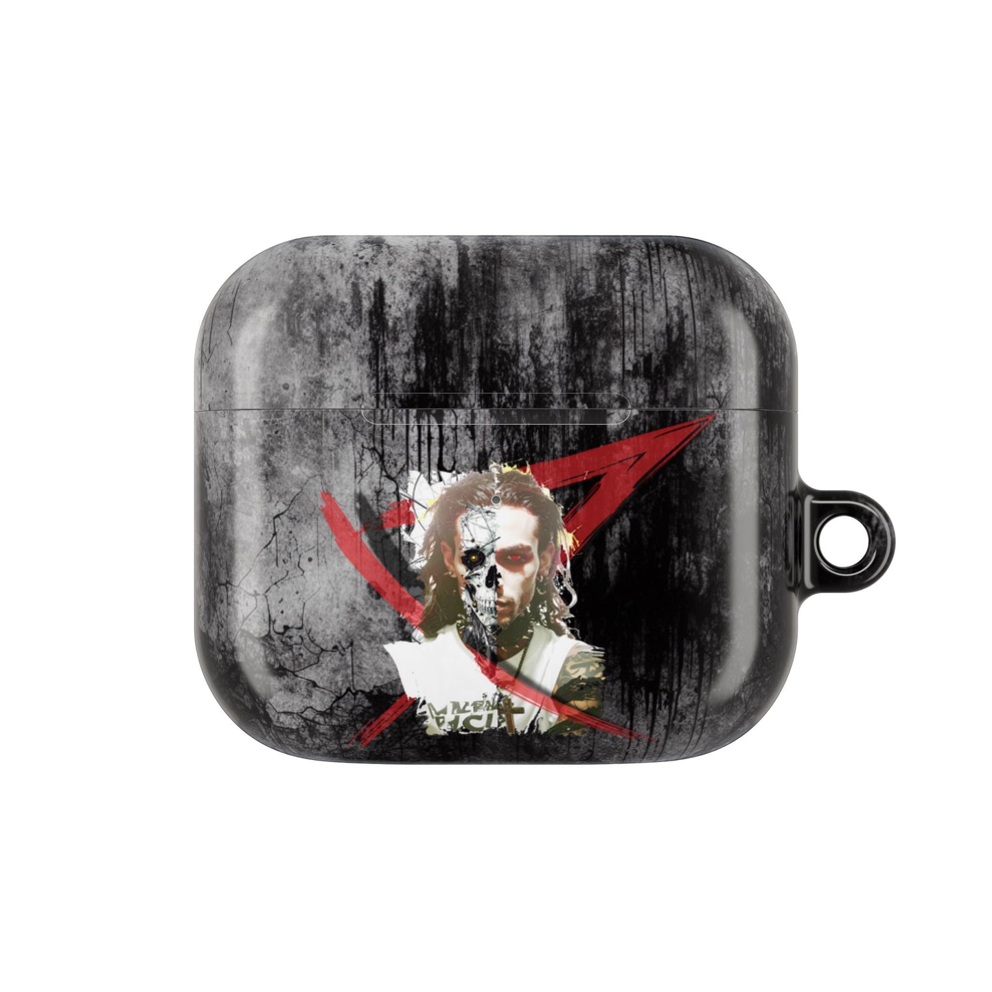 Gothic AirPod Case - Edgy Accessories for Music Lovers, Unique Gift for Teens, Stylish Tech Protection, Punk Aesthetic, Dark Art Case