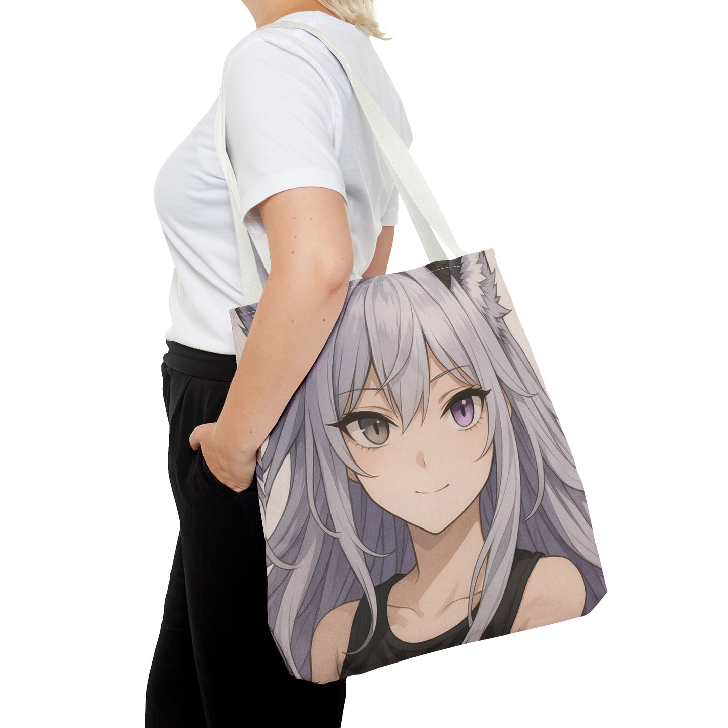 Anime-Themed Tote Bag, Stylish Carryall for Fans, Cute and Practical Gift for Occasions, Perfect for School, Shopping, and Events