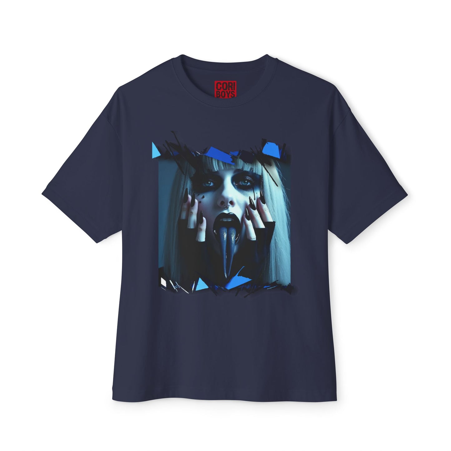 Edgy Oversized Tee - Unisex Graphic Shirt, Streetwear Fashion, Unique Gift for Him/Her, Casual or Trendy Look, Art Enthusiast Apparel