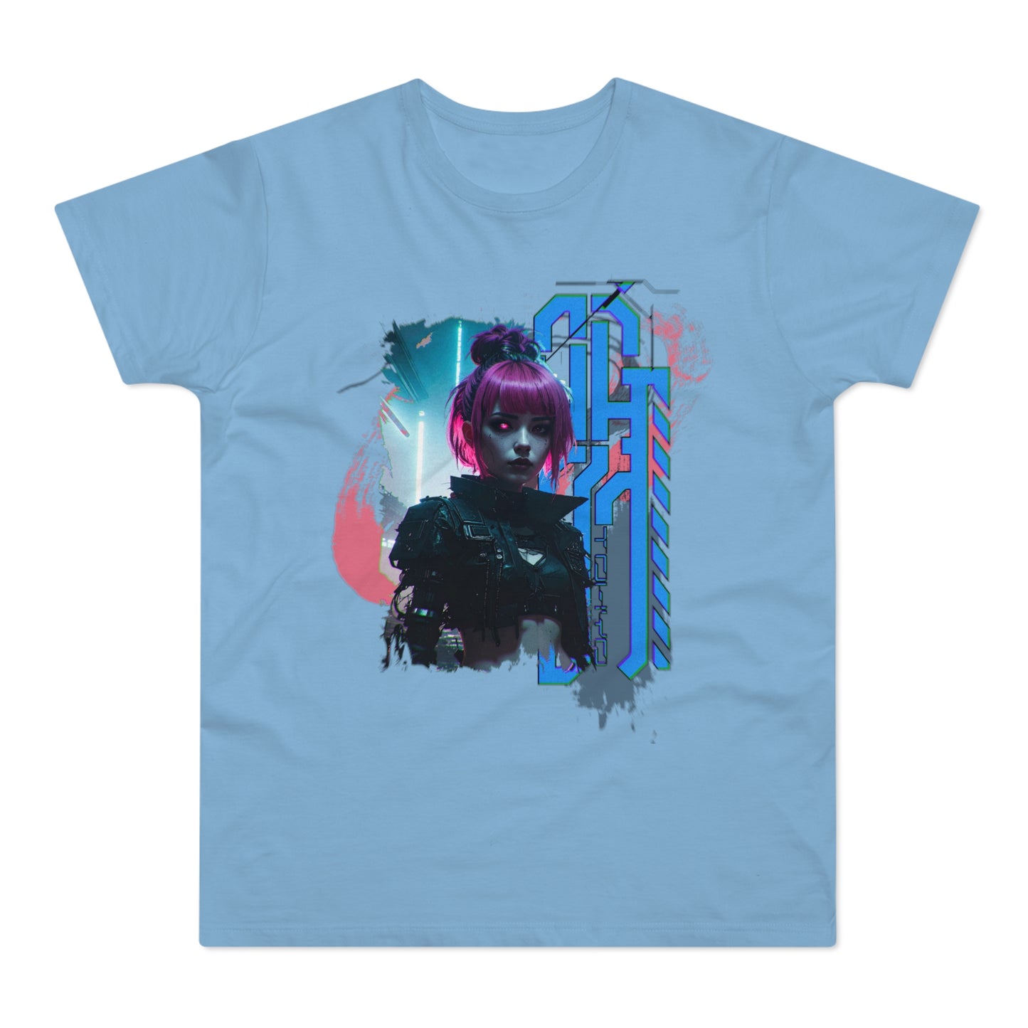 Cyberpunk Art Unisex T-Shirt, Streetwear Tee, Graphic Shirt, Gift for Him, Festival Apparel, Tech-Inspired Fashion