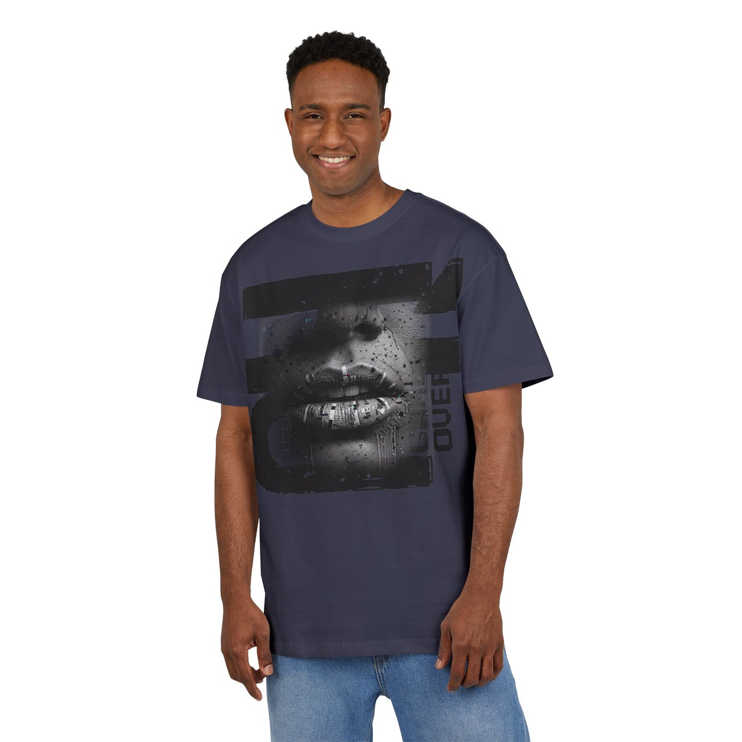 Gamer Unisex Oversized Tee - Game Over Graphic Tee