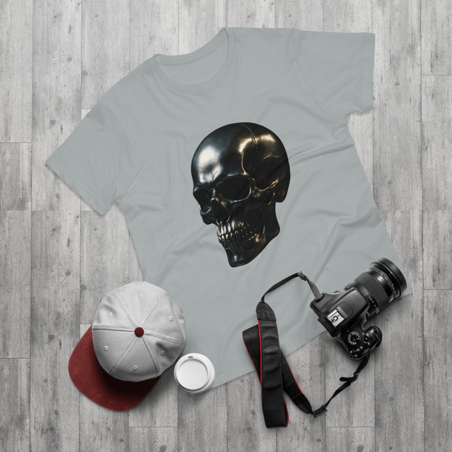 Gothic Skull Unisex T-Shirt, Edgy Graphic Tee, Halloween Apparel, Men's Casual Wear, Gift for Him