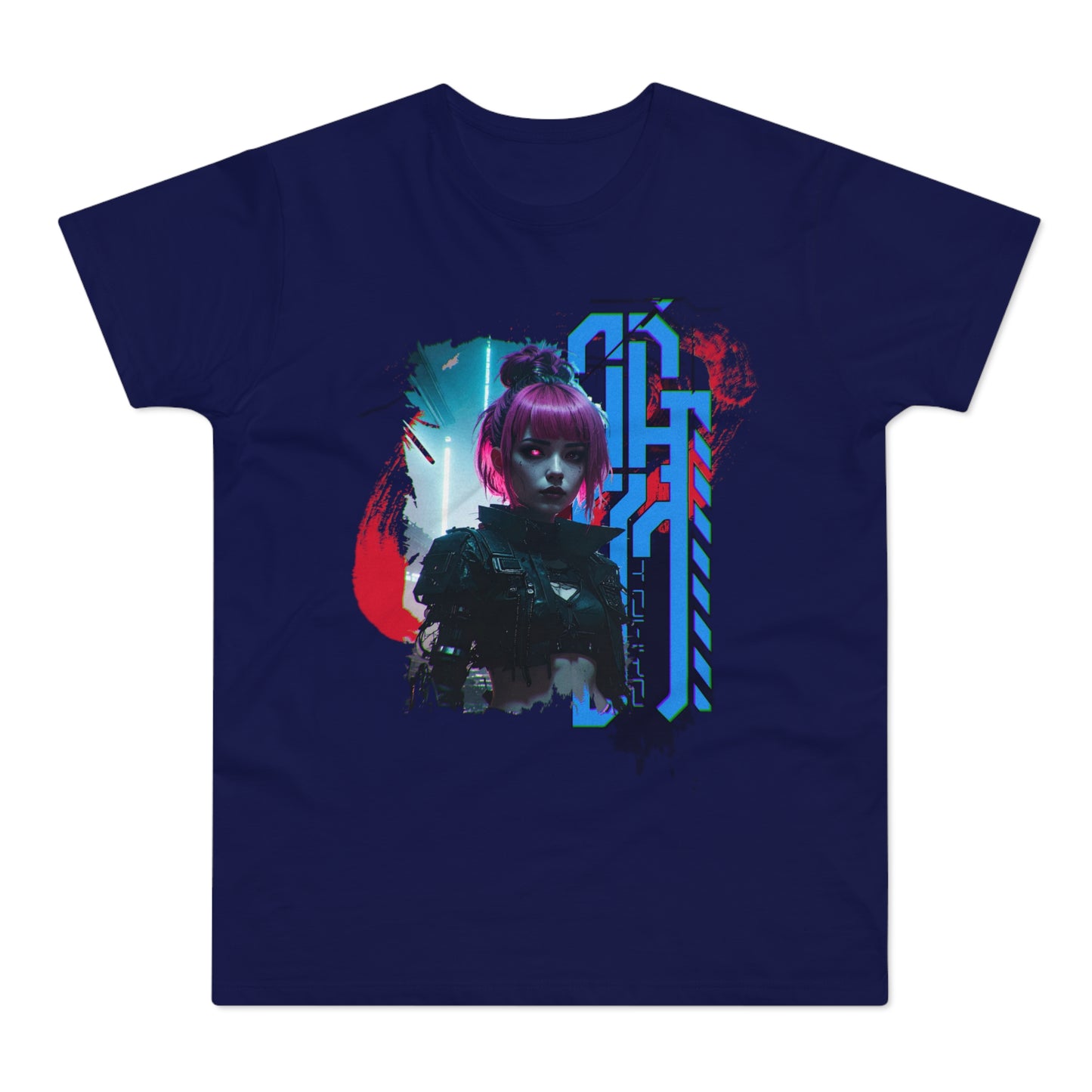 Cyberpunk Art Unisex T-Shirt, Streetwear Tee, Graphic Shirt, Gift for Him, Festival Apparel, Tech-Inspired Fashion