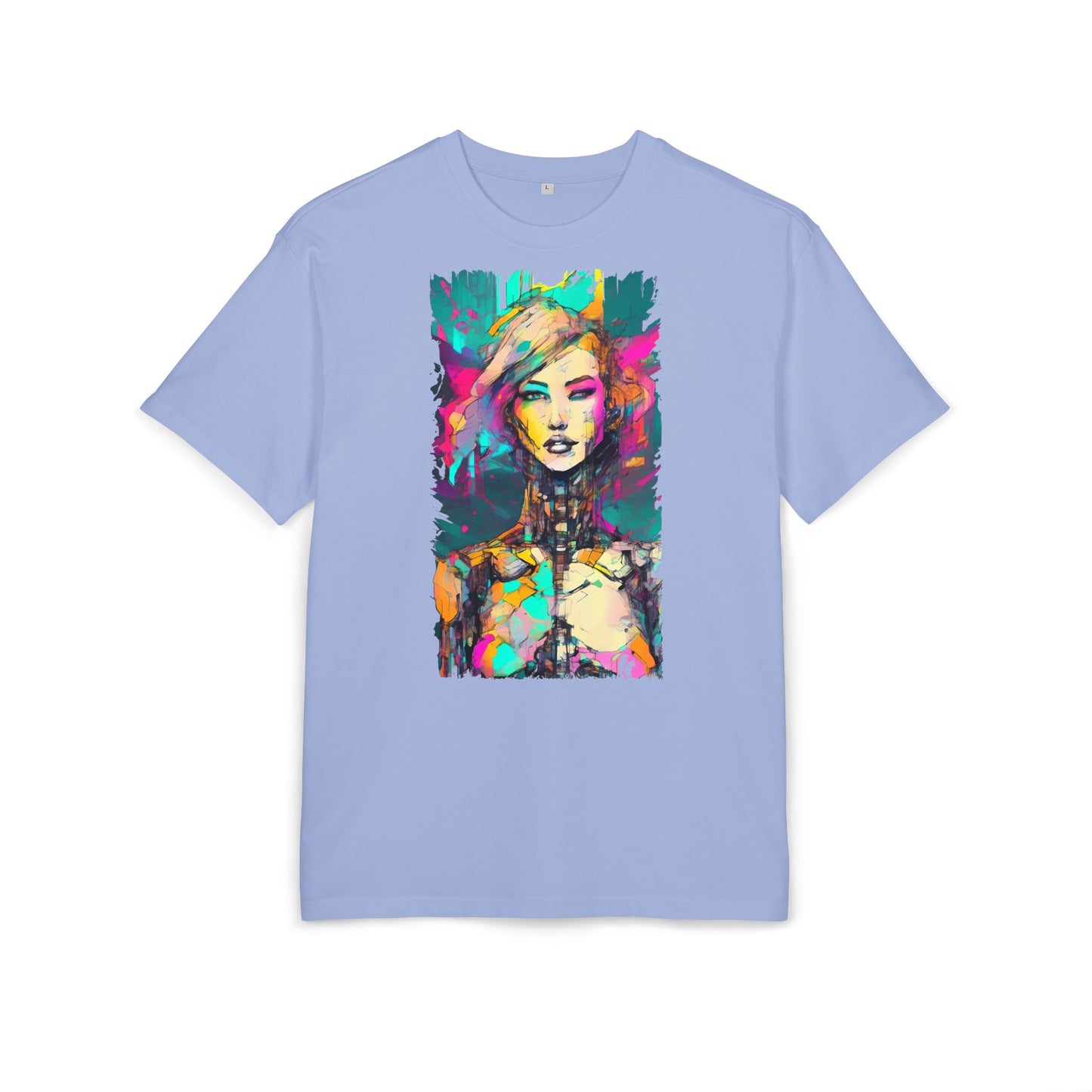 Vibrant Art Oversized Tee, Unisex Colorful T-Shirt, Graphic Arts Apparel, Casual Streetwear Gift, Unique Fashion Statement