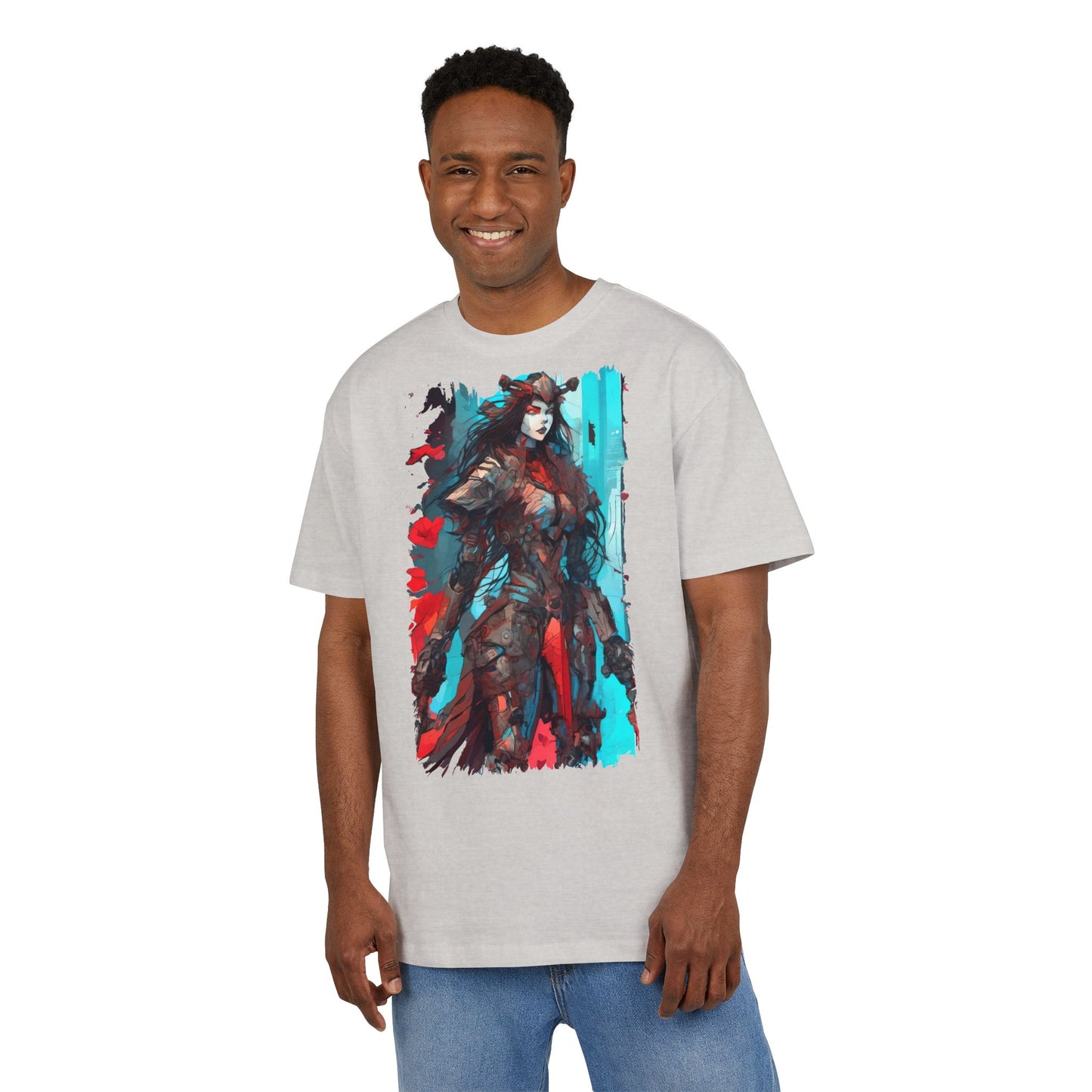 Stylish Graphic Oversize Tee with Fantasy Art, Unisex Casual Shirt, Anime Inspired Tee, Unique Gift for Gamers, Comfortable Everyday Wear