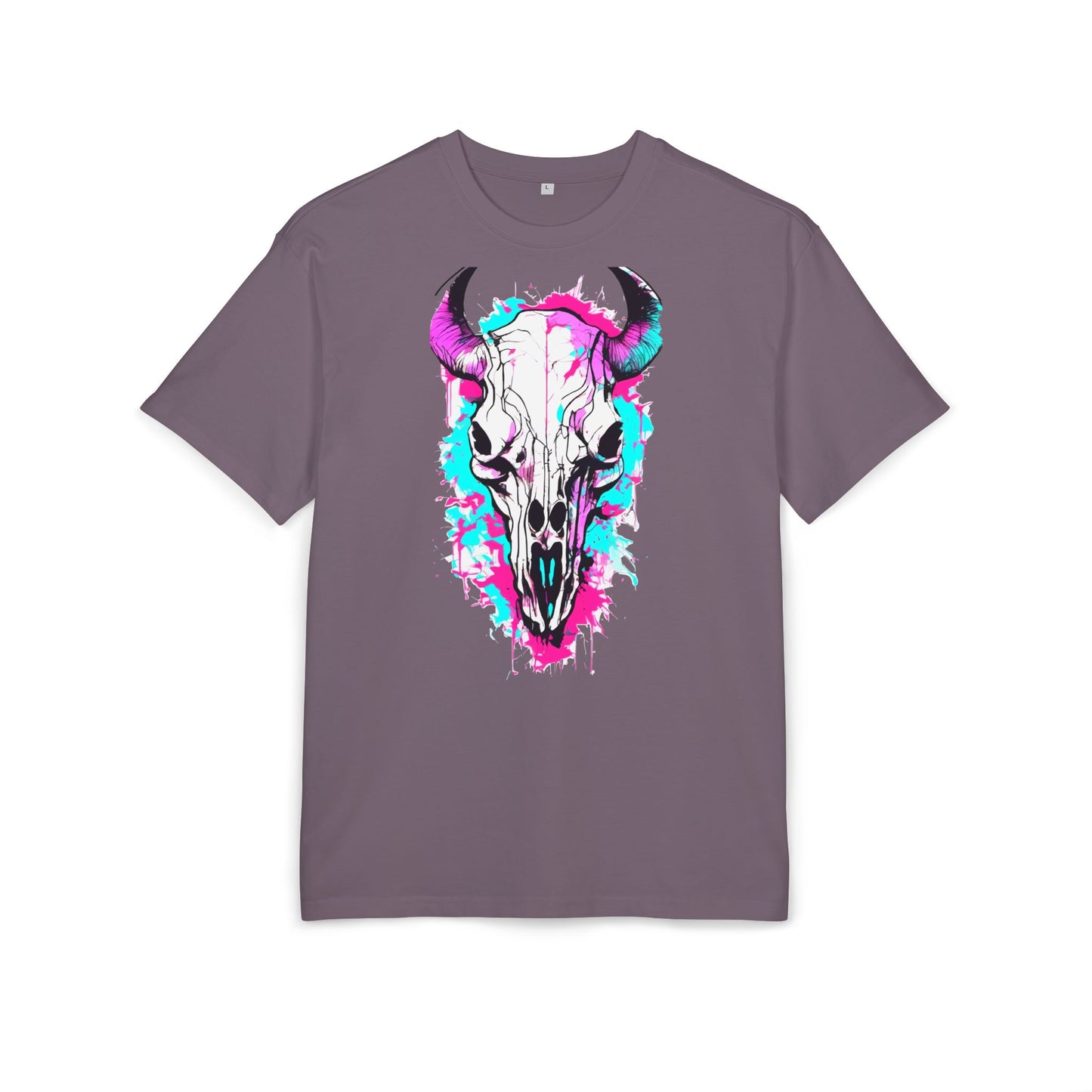 Vibrant Skull Graphic Tee for Art Lovers, Casual Wear, Unique Gift, Festival Apparel, Street Style Fashion