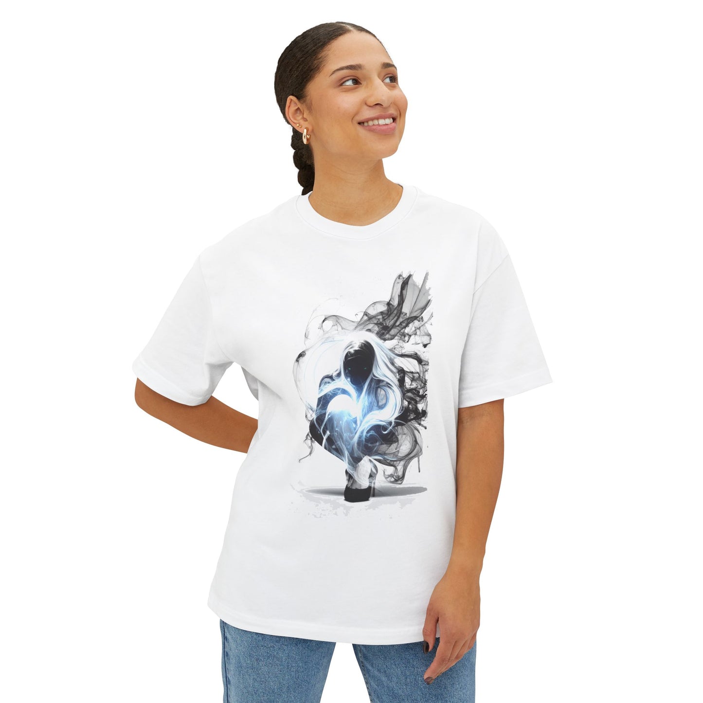 Trendy Oversized Boxy Tee, Casual Unisex T-Shirt, Comfortable Graphic Tee, Everyday Wear, Gift for Friends