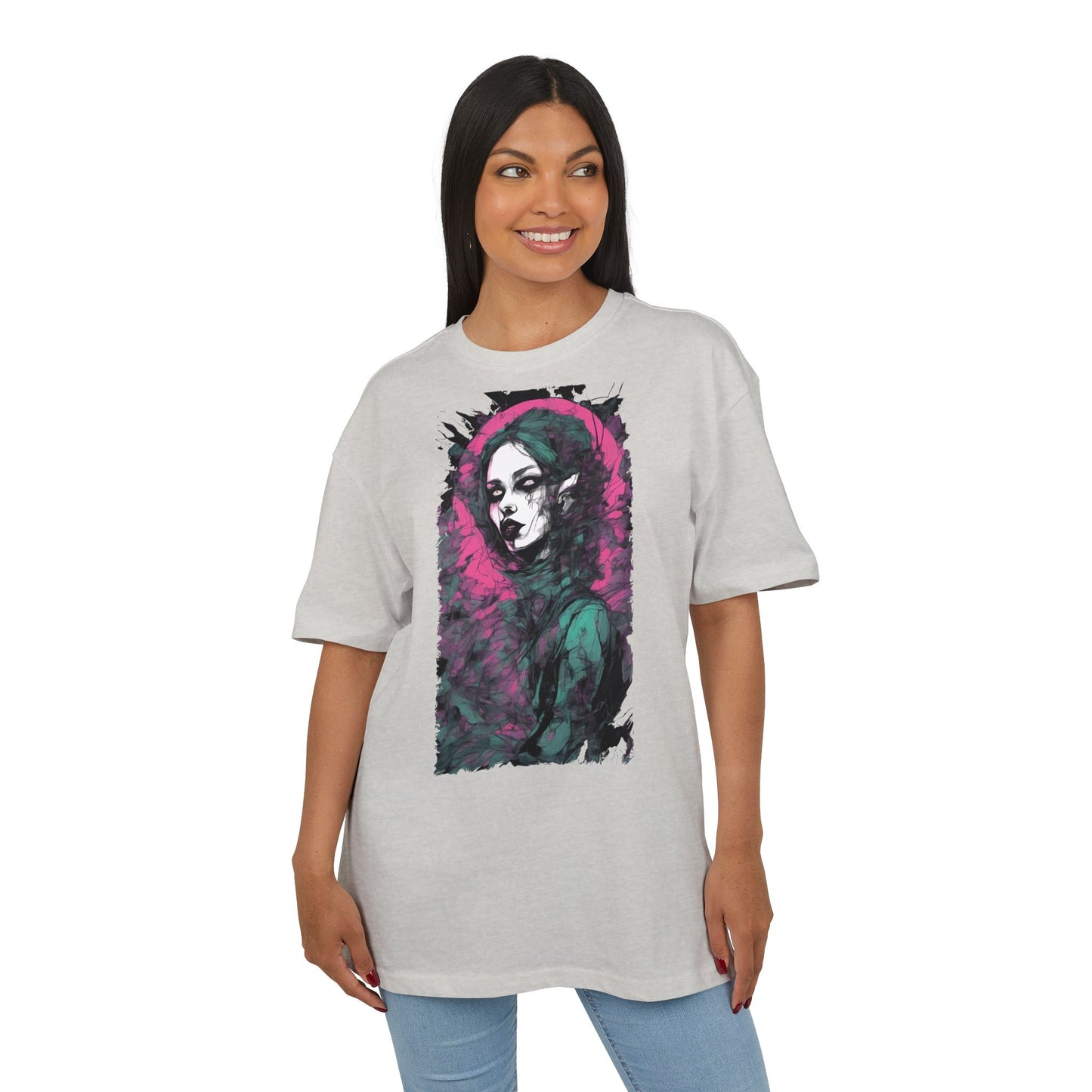 Artistic Heavy Oversize Tee, Vintage Style Shirt, Trendy Graphic Tee, Casual Streetwear, Unique Alternative Apparel
