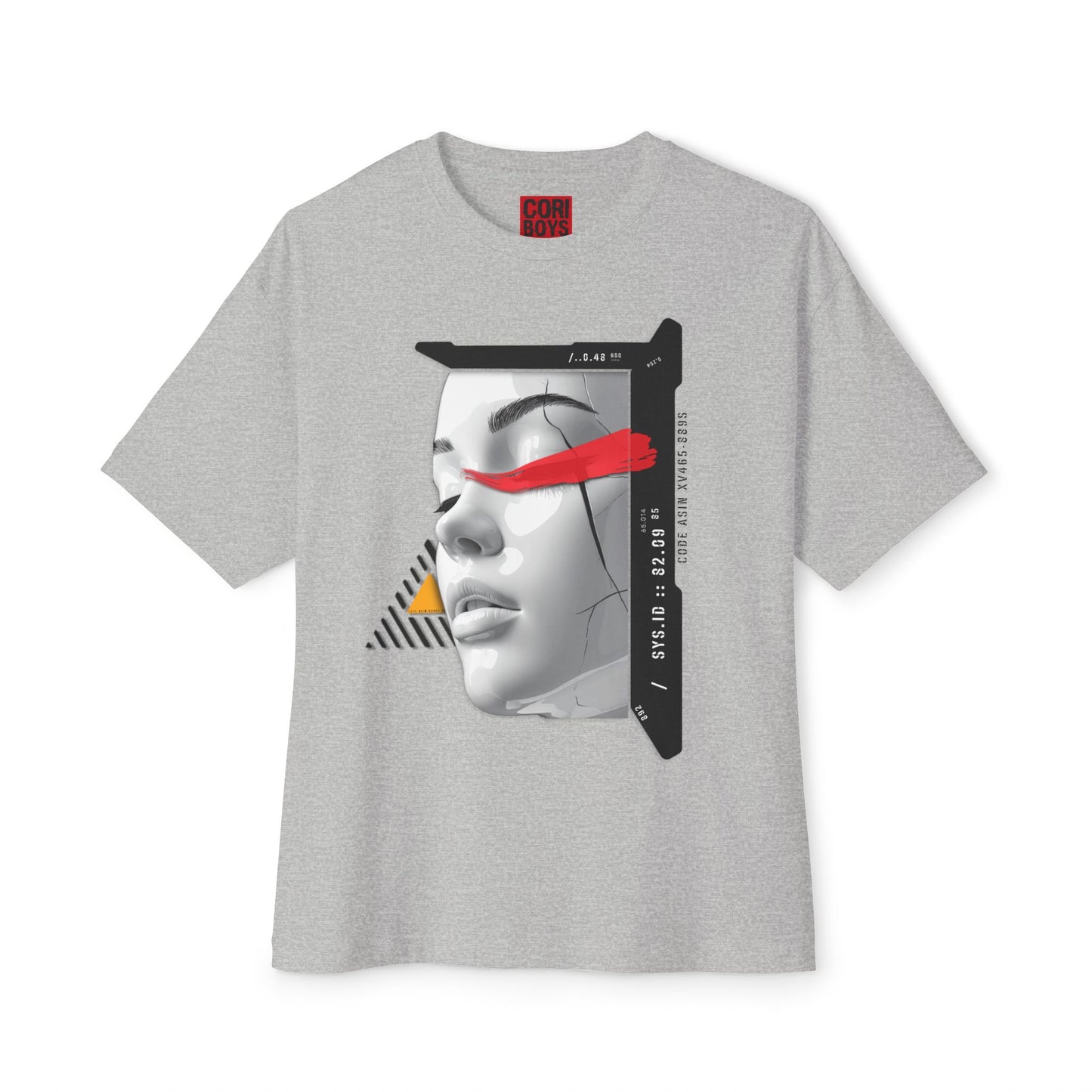 Chic Graphic Oversized Tee - Casual Wear, Streetwear, Art Tee, Gift for Her, Fashionable Comfort Wear