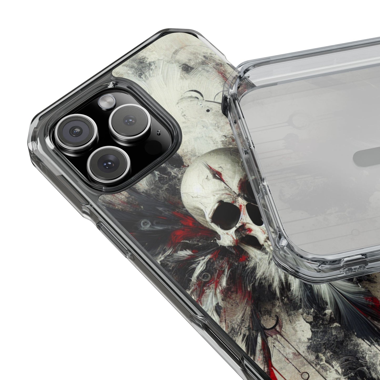 Gothic Skull Phone Case, Unique iPhone Cover, Edgy Smartphone Protector, Halloween Gift, Alternative Accessories