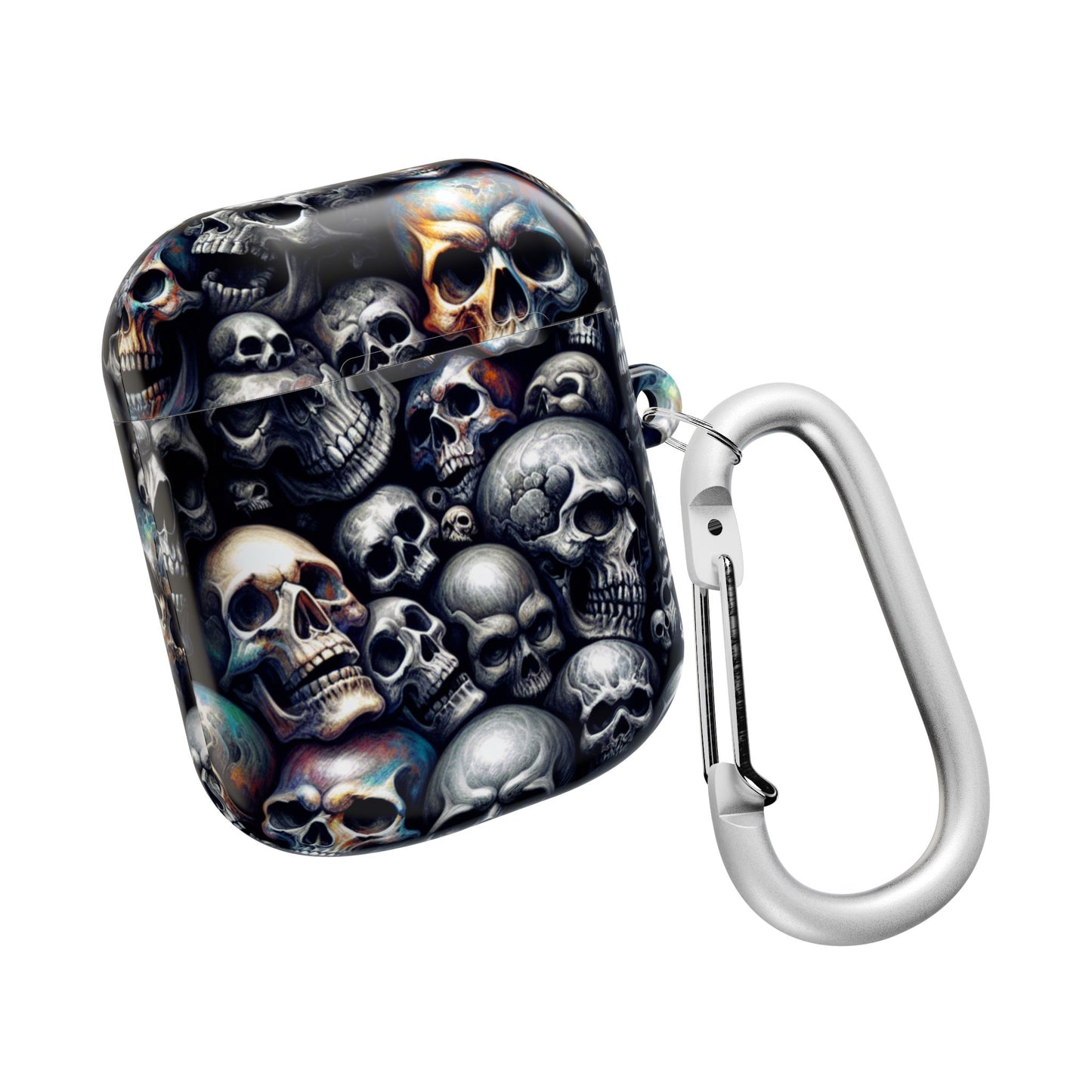 Gothic Skull AirPod Cases - Edgy Accessories for Music Lovers, Unique Gift for Teens, Halloween, Gothic Style, Skull Designs