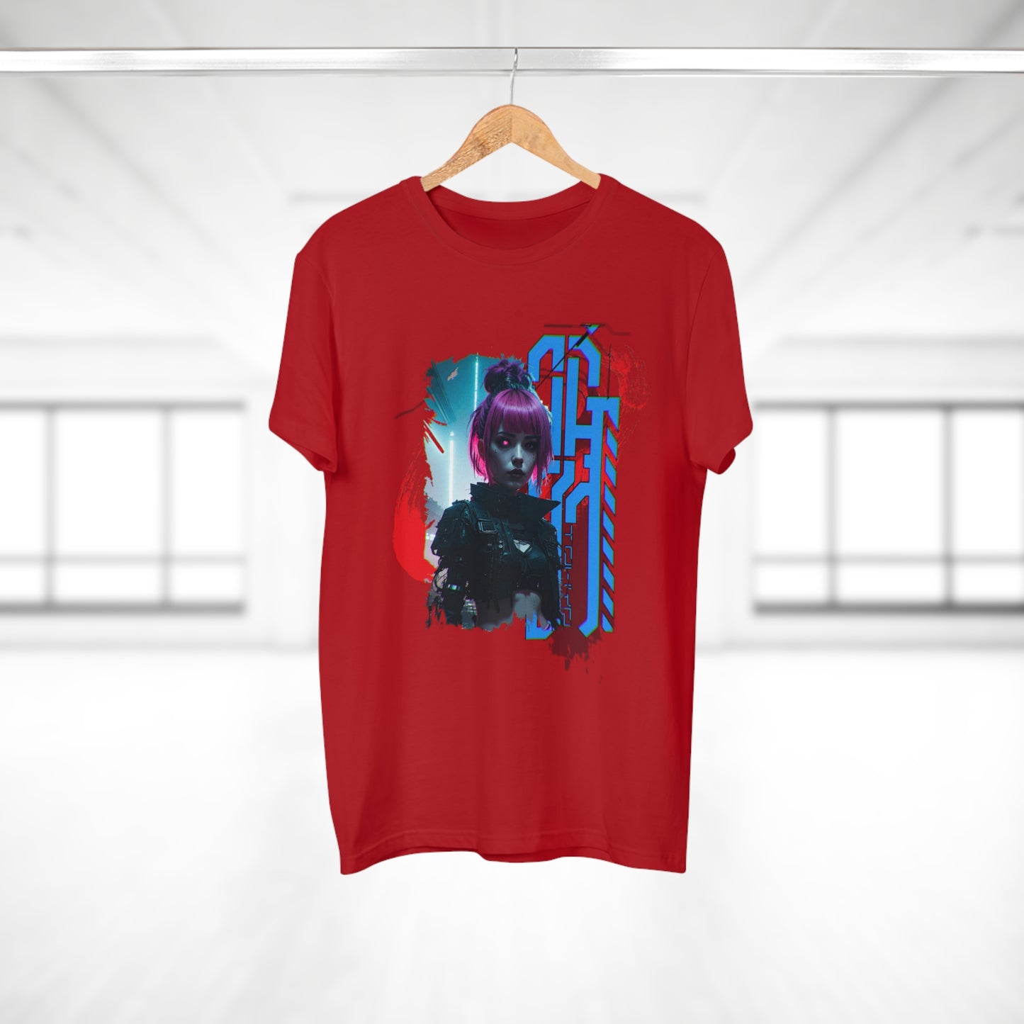 Cyberpunk Art Unisex T-Shirt, Streetwear Tee, Graphic Shirt, Gift for Him, Festival Apparel, Tech-Inspired Fashion