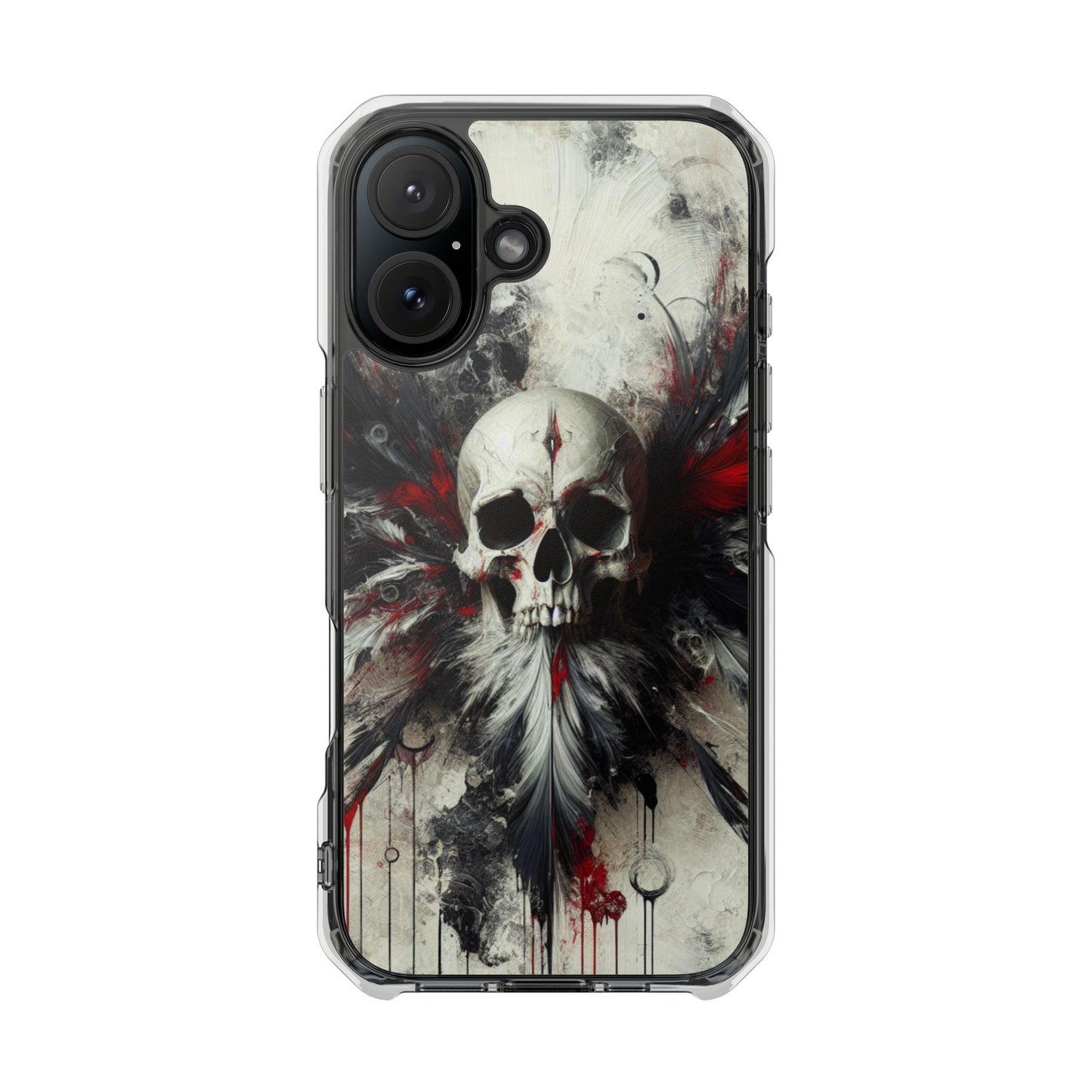 Gothic Skull Phone Case, Unique iPhone Cover, Edgy Smartphone Protector, Halloween Gift, Alternative Accessories