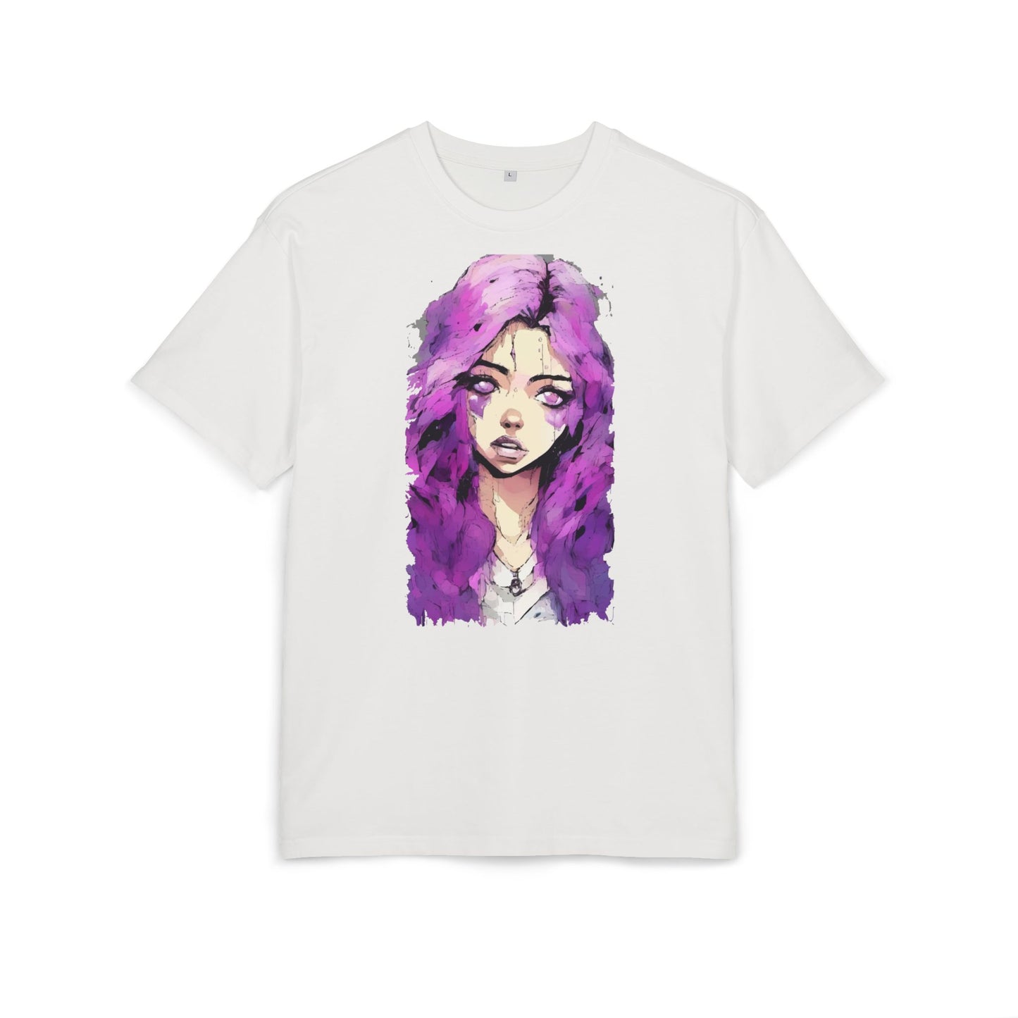 Artistic Oversize Tee - Stylish Women’s Graphic Tee, Casual Streetwear Top, Gift for Her, Unique Art Apparel, Trendy Everyday Wear