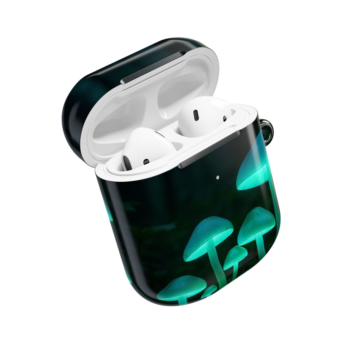 Mushroom Design AirPod Cases - Geometric Tech Design, Durable Cover, Gift for Tech Lovers, Unique Accessories, Perfect for Holidays