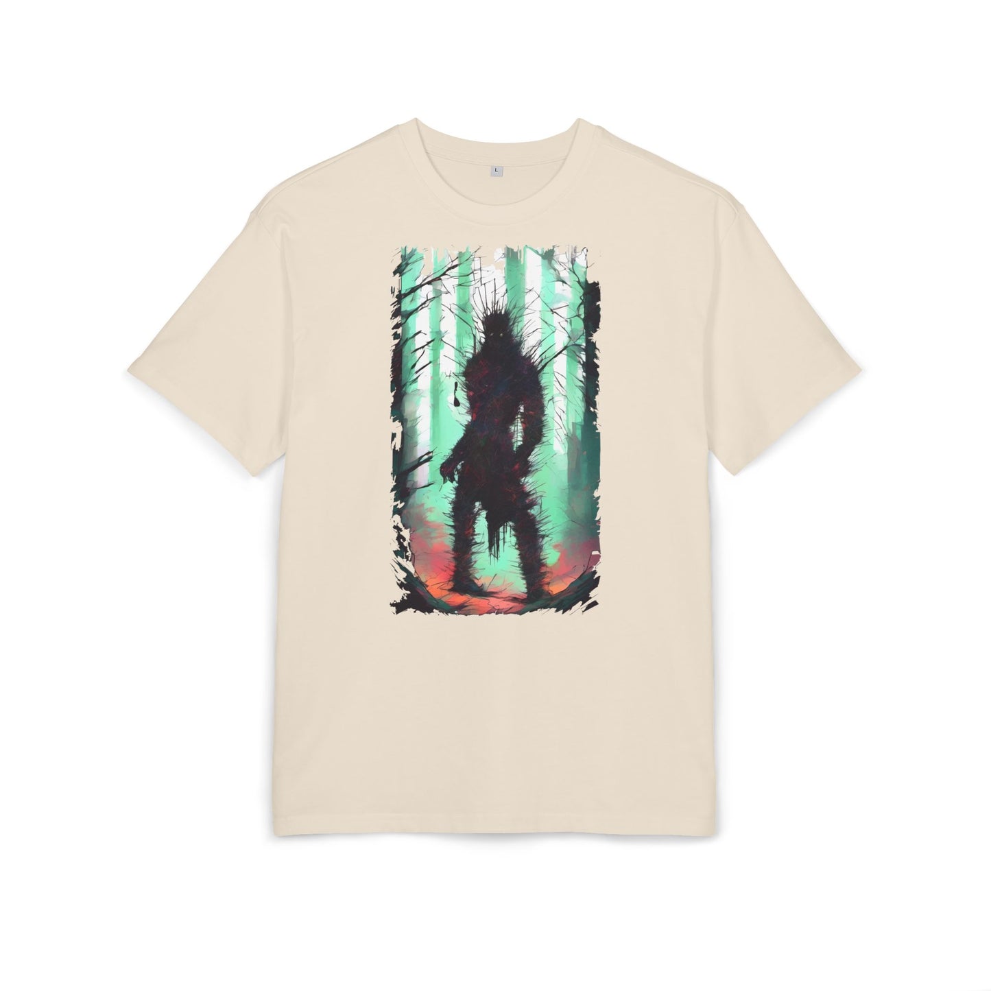 Unisex Oversized Graphic Tee with Forest Silhouette | Comfy Casual Wear, Gift for Nature Lovers, Ideal for Camping, Hiking, Everyday Style