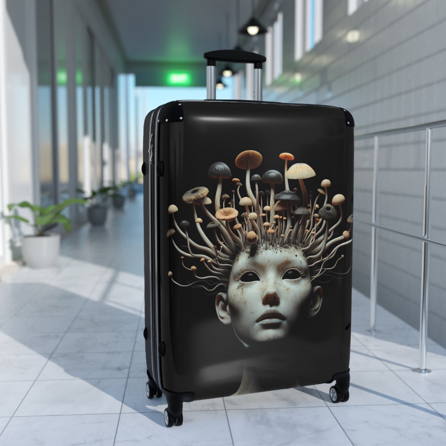 Travel Suitcase - Stylish Horror Design for Adventurers
