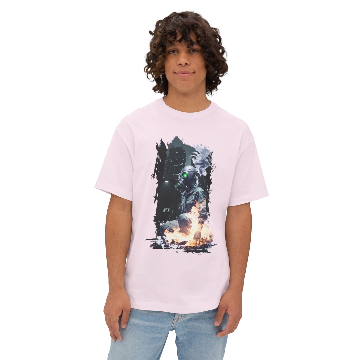 Cool Graffiti Monster Tee, Unisex Boxy T-Shirt, Streetwear Fashion, Graphic Tee, Unique Urban Style