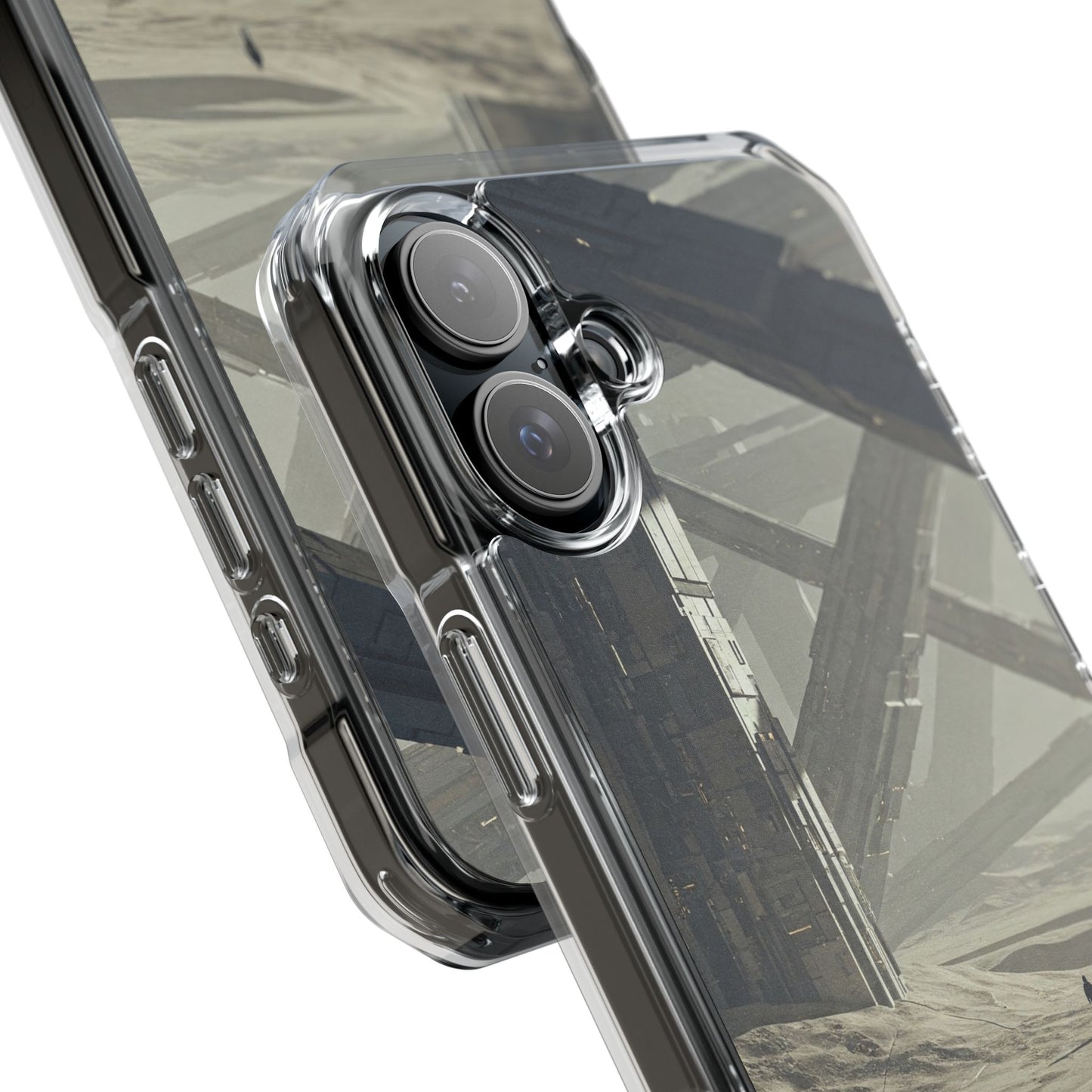 Magnetic Clear Impact Cases - Aesthetic Phone Protection, Unique Gift for Tech Lovers, Sleek Design for Minimalists
