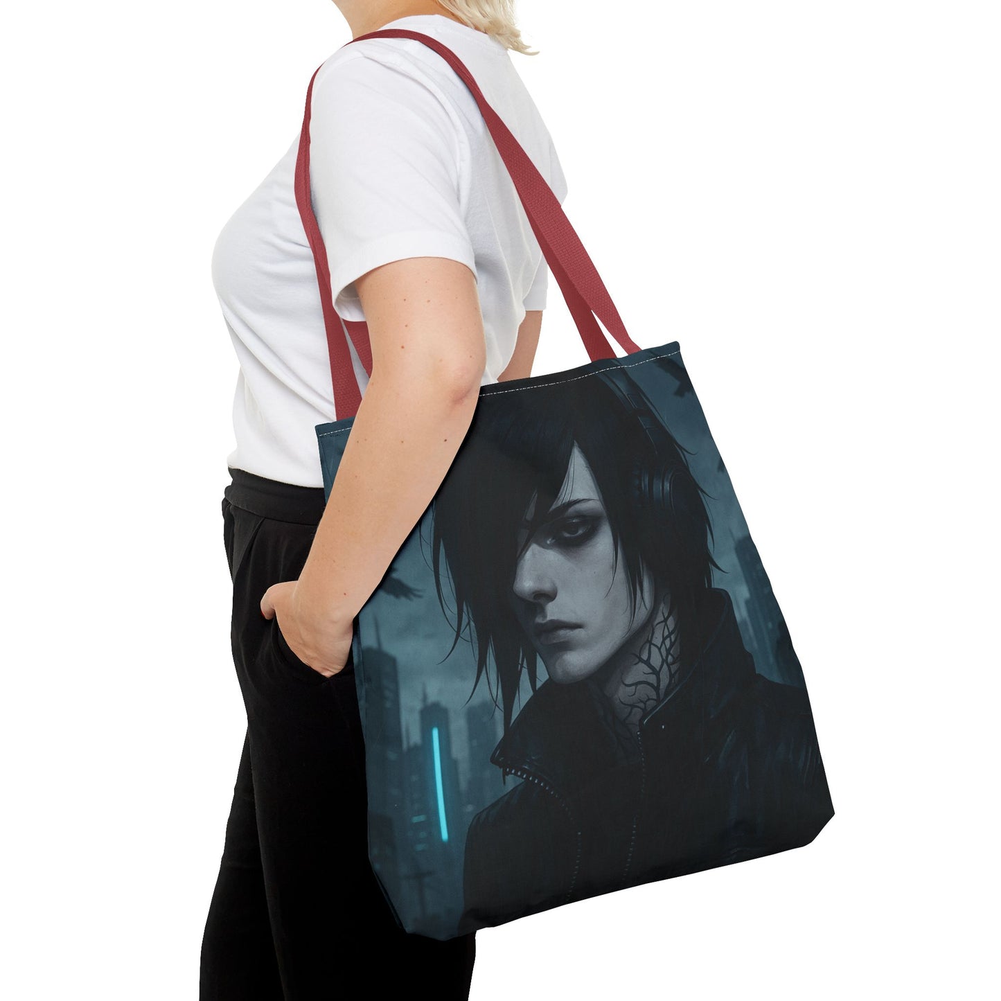 Gothic Art Tote Bag - Stylish Reusable Shopping Bag, Perfect for Music Concerts, Festivals, Gifts, Eco-Friendly Storage