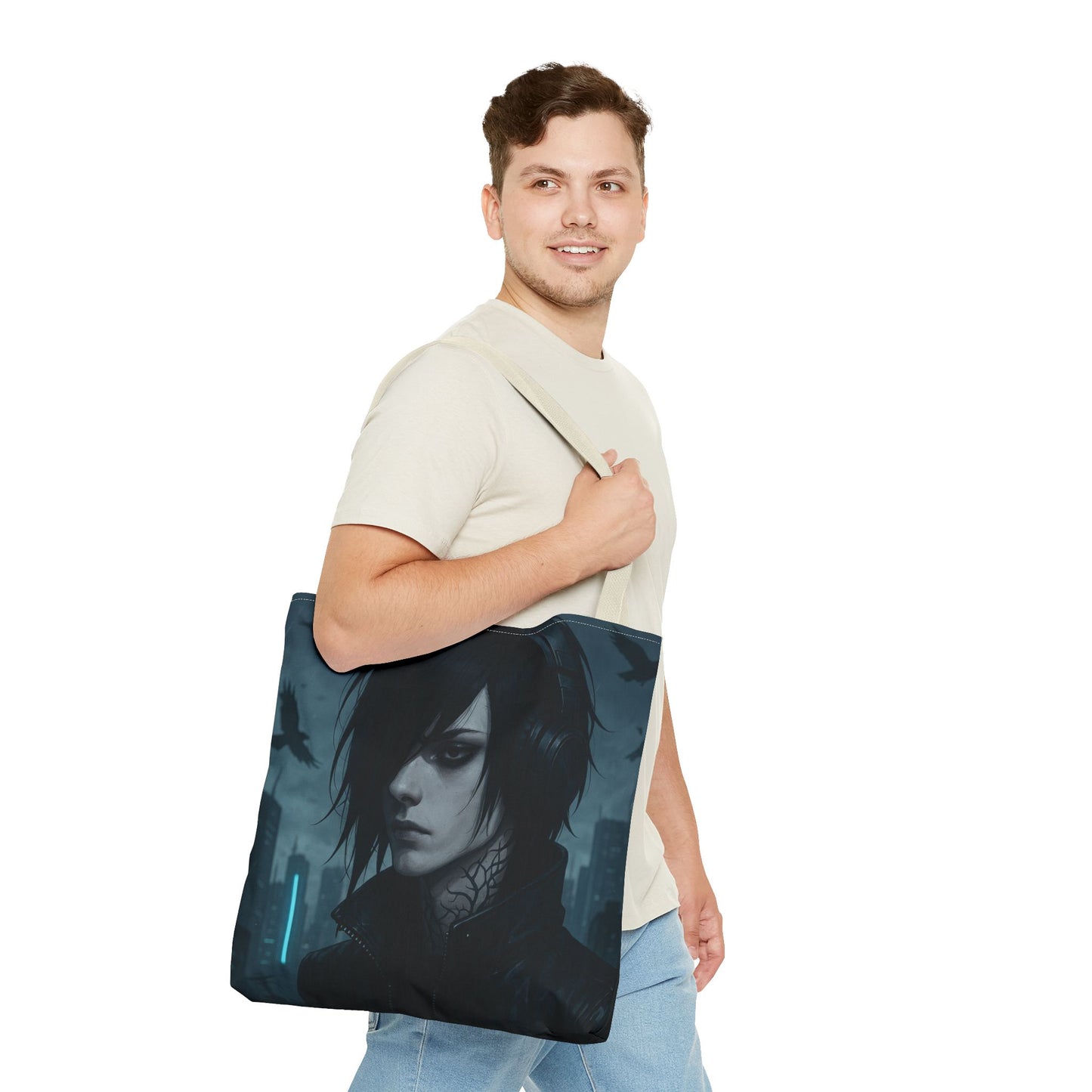 Gothic Art Tote Bag - Stylish Reusable Shopping Bag, Perfect for Music Concerts, Festivals, Gifts, Eco-Friendly Storage