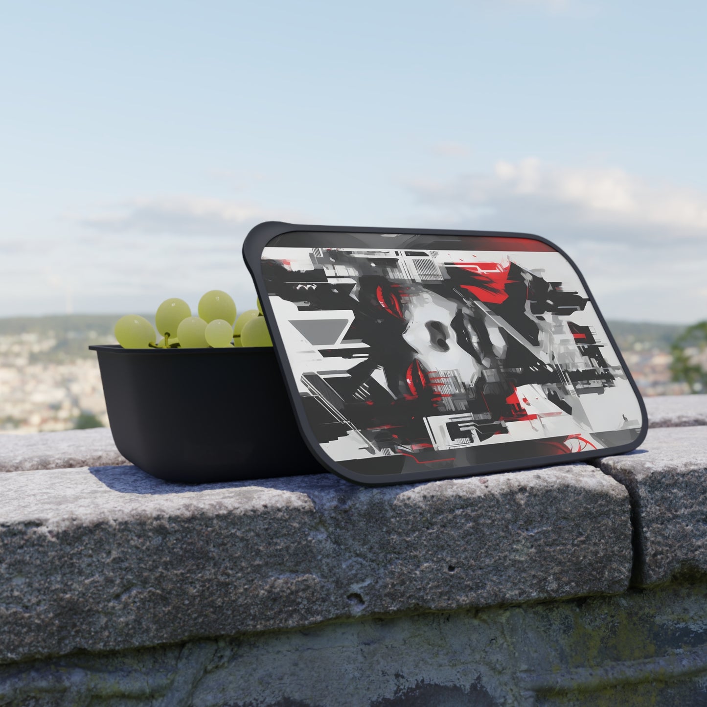 Modern Artistic Bento Box, Lunch Container, Food Storage, Eco-Friendly Meal Prep, Stylish Lunchbox for Work & School
