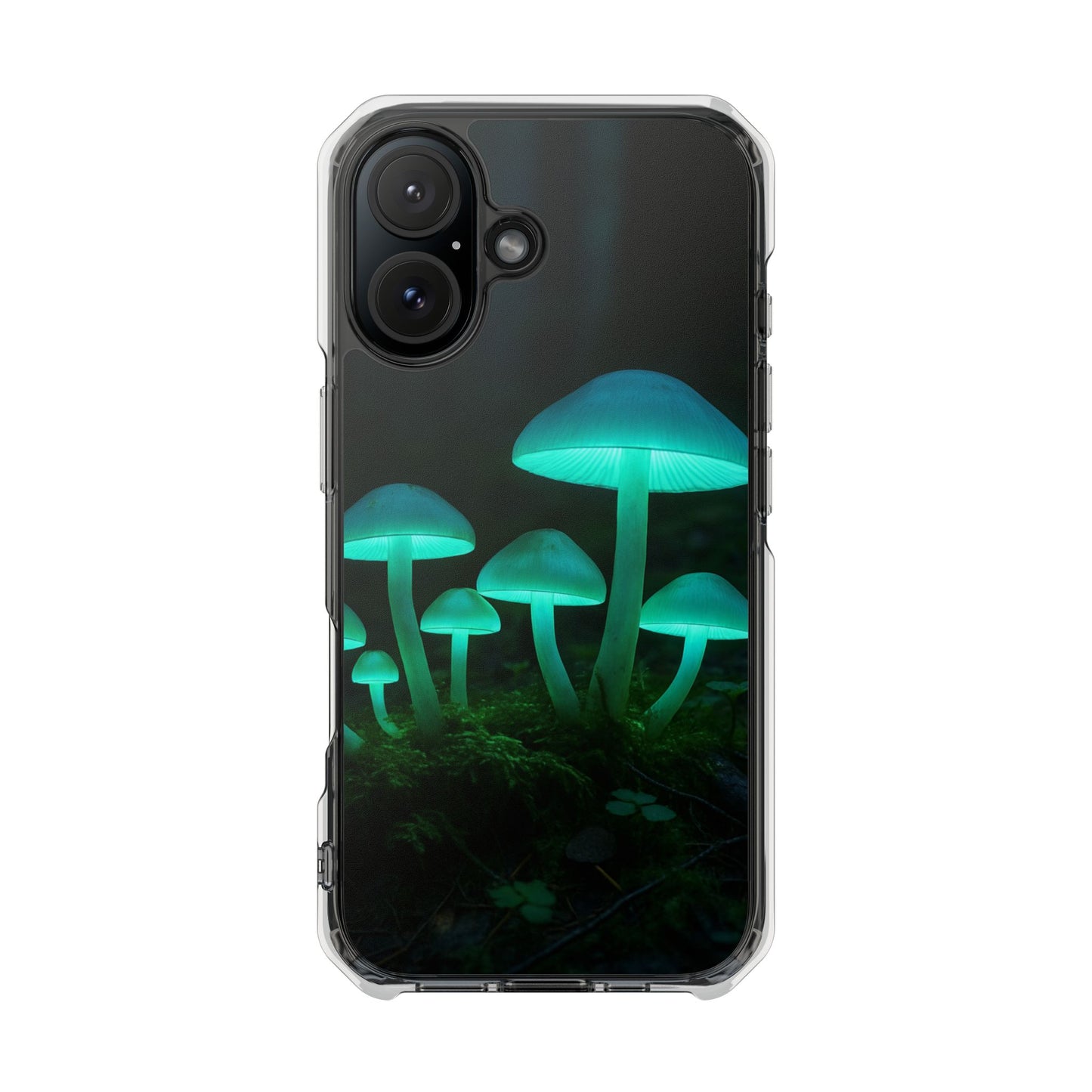 Glowing Mushroom iPhone Case, Unique Cellphone Protector, Gift for Nature Lovers, Eco-Friendly Tech Accessory