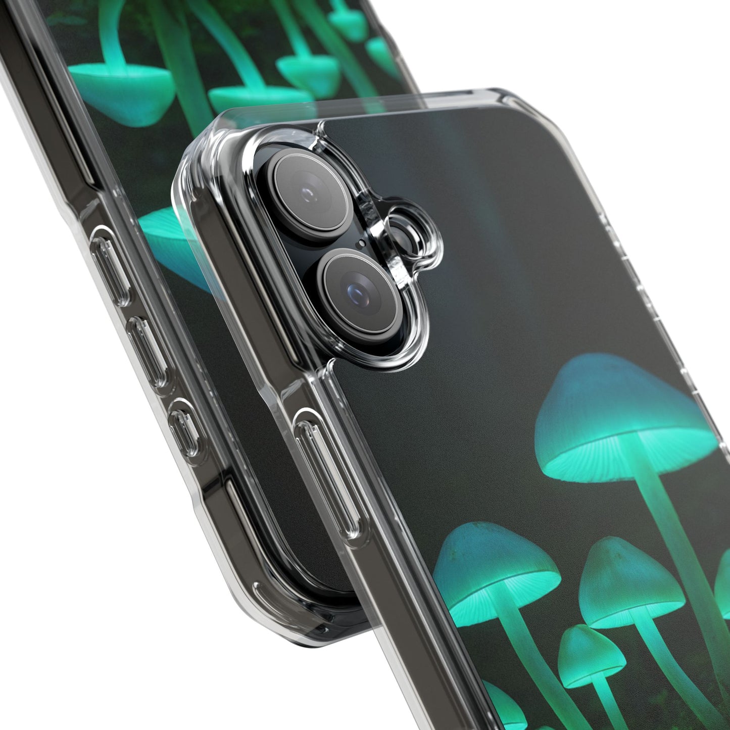 Glowing Mushroom iPhone Case, Unique Cellphone Protector, Gift for Nature Lovers, Eco-Friendly Tech Accessory