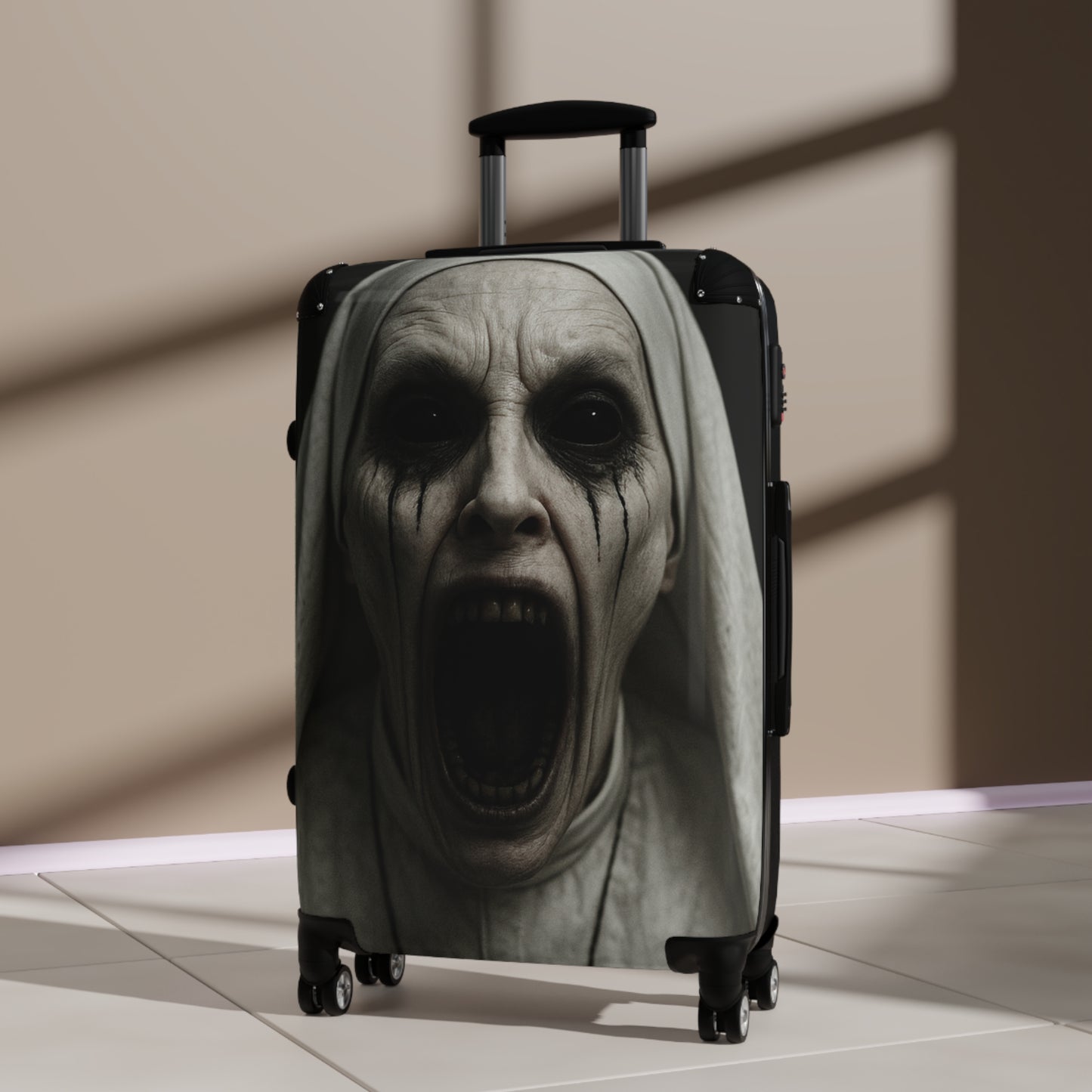 Halloween-Inspired Luggage, Spooky Suitcase, Travel Bag, Unique Halloween Gift, Horror Themed Carry-On