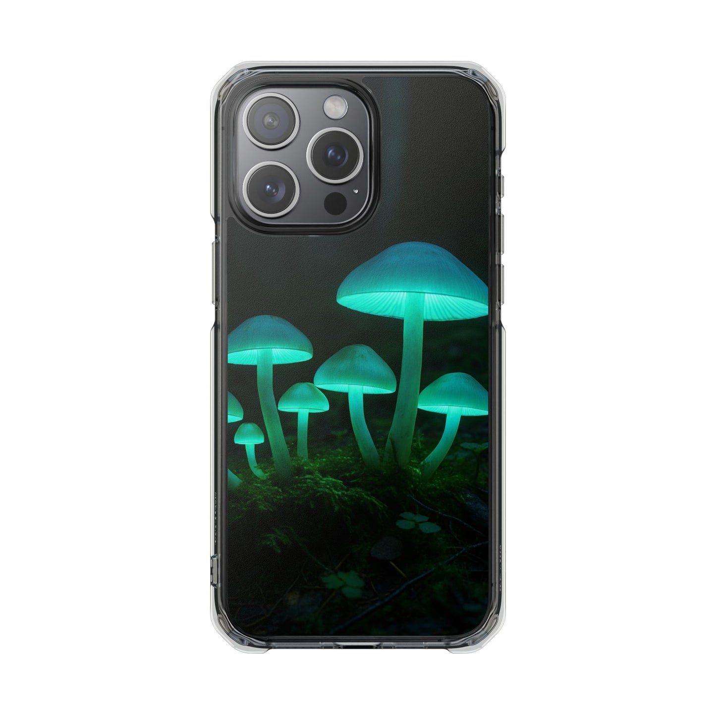 Glowing Mushroom iPhone Case, Unique Cellphone Protector, Gift for Nature Lovers, Eco-Friendly Tech Accessory