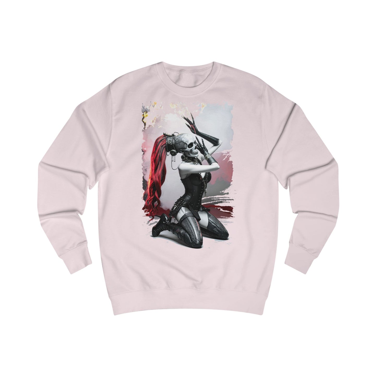 Edgy Cosplay Sweatshirt - Unisex Graphic Crewneck, Gift for Gamers, Comic Fans, Stylish Hoodie, Year-Round Comfort