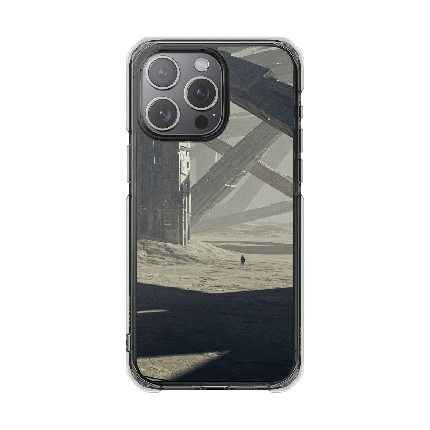 Magnetic Clear Impact Cases - Aesthetic Phone Protection, Unique Gift for Tech Lovers, Sleek Design for Minimalists