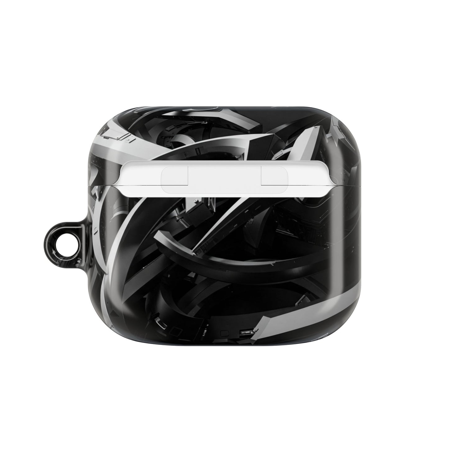Futuristic AirPod Case with Tech-Inspired Design, Cyberpunk AirPods Holder, Stylish Accessory for Music Lovers, Gift for Gamers