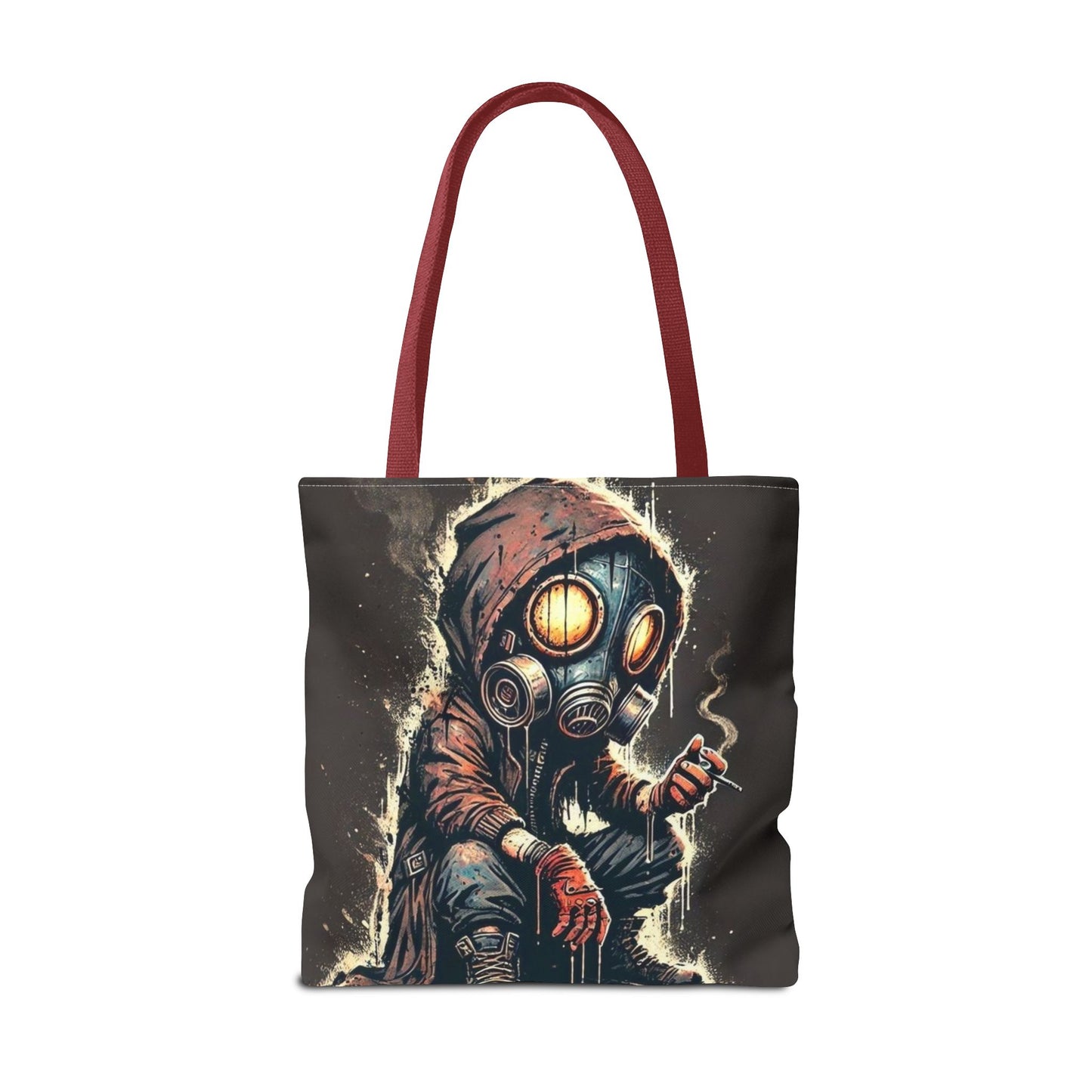 Gothic Tote Bag, Unique AOP Tote, Artful Shopping Bag, Edgy Gift for Her, Trendy Eco-Friendly Tote, Halloween Accessory