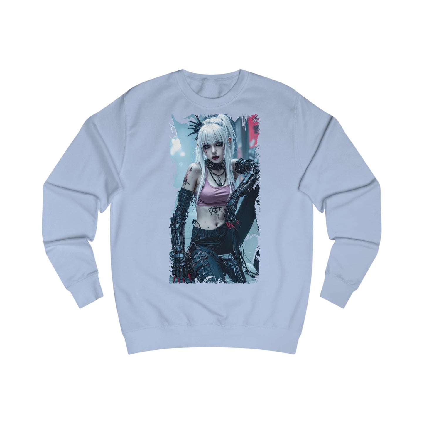 Edgy Graphic Unisex Sweatshirt, Cozy Casual Sweatshirt for Gamers, Perfect Gift for Birthdays, Halloween, or Everyday Wear