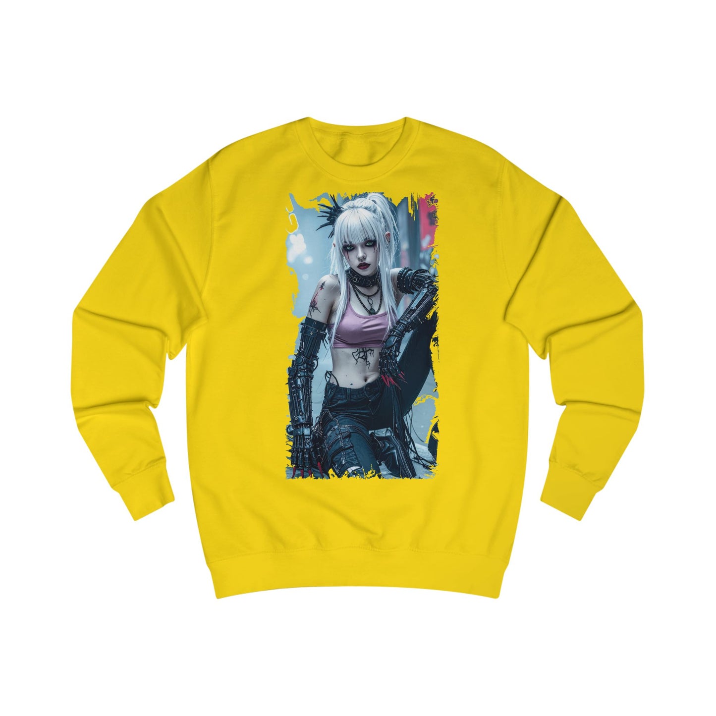 Edgy Graphic Unisex Sweatshirt, Cozy Casual Sweatshirt for Gamers, Perfect Gift for Birthdays, Halloween, or Everyday Wear
