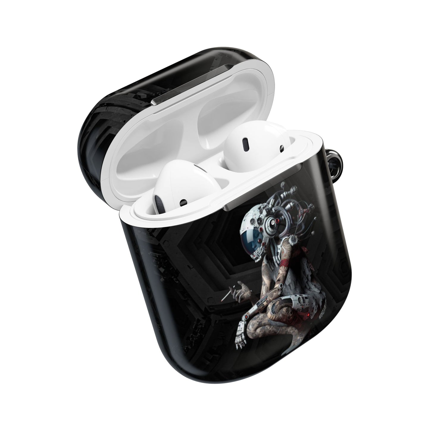 Futuristic AirPod Cases - Stylish Protection for Music Lovers, Gift for Tech Enthusiasts, Trendy Headphone Cover, Unique Tech Gift
