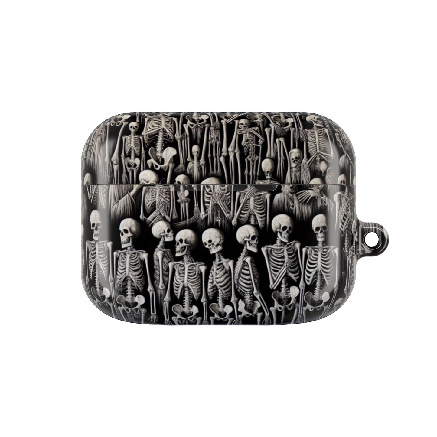 Skeleton Pattern AirPod Case, Cute Halloween Accessory, Spooky Gift for Music Lovers, Fun Phone Accessories, Unique Earbud Holder