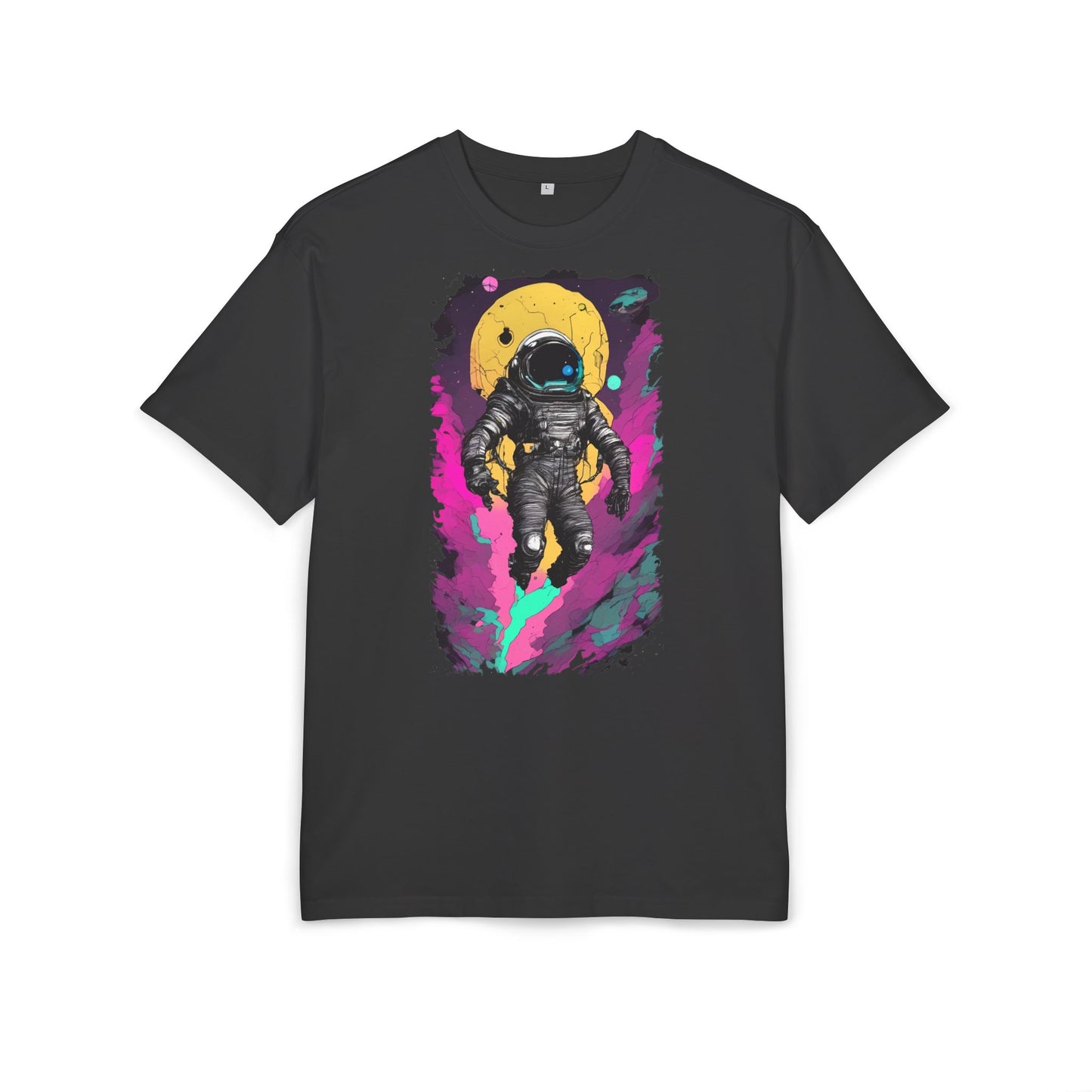 Cosmic Astronaut Tee, Unisex Oversize Tee, Space Graphic Shirt, Retro Astronaut T-Shirt, Gift for Space Lovers, Unique Graphic Tee