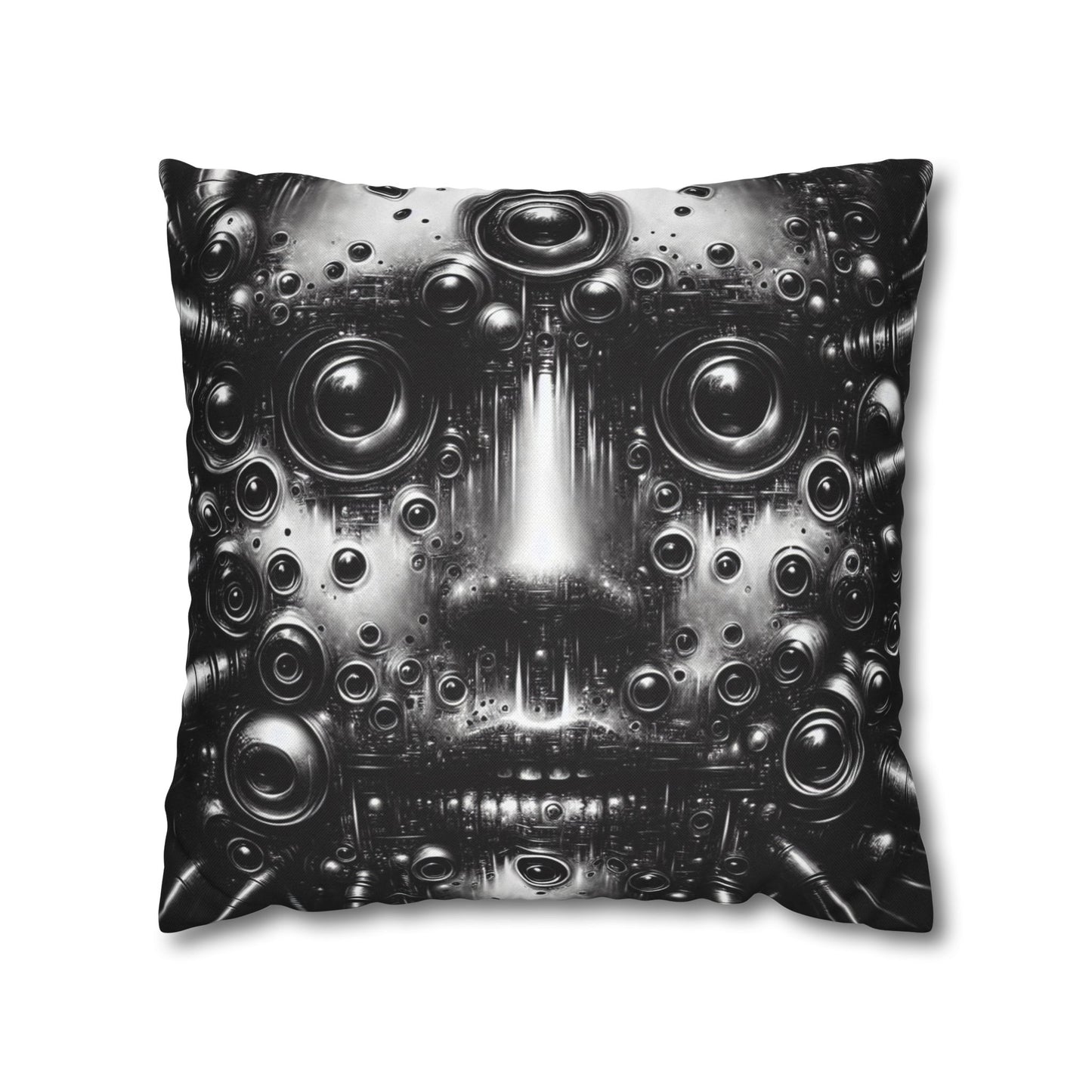 Funky Geometric Pillowcase, Modern Home Decor, Unique Throw Pillow Cover, Artistic Cushion Cover, Gift for Art Lovers