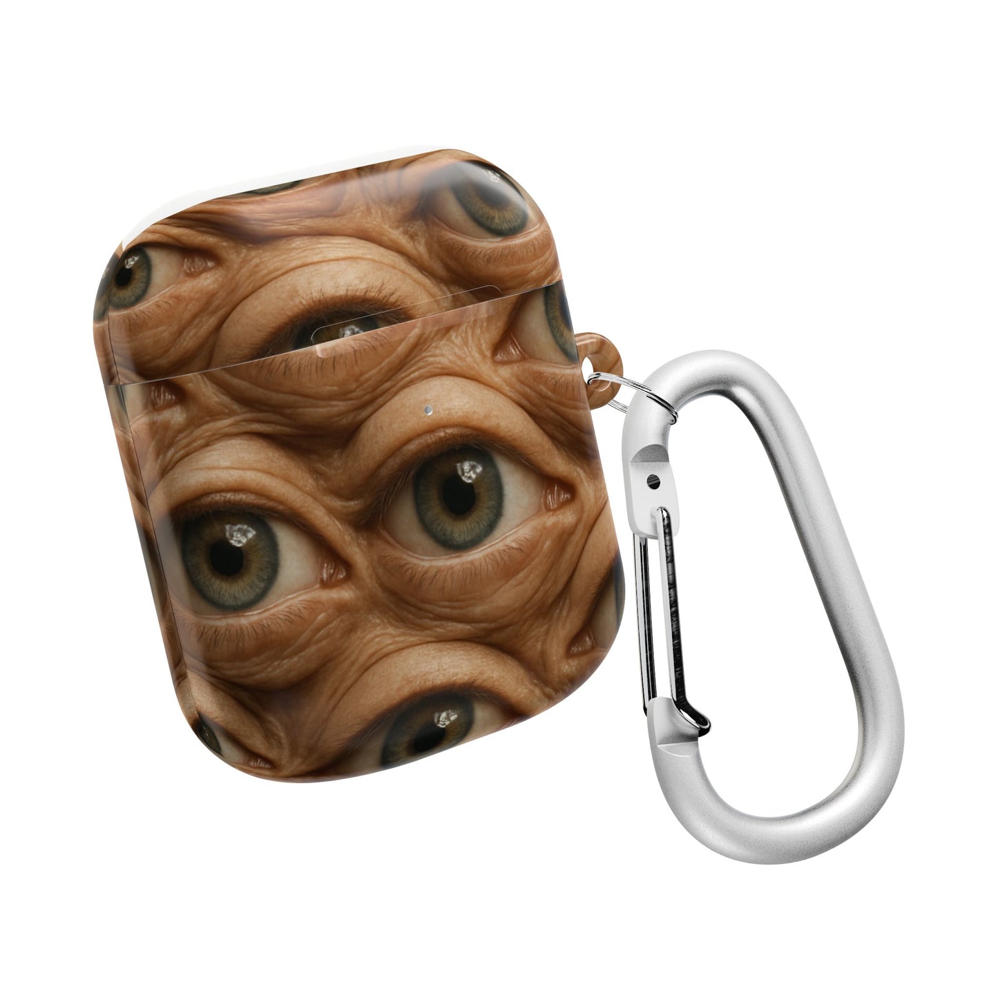 Unique Eye Pattern AirPod Case, Quirky AirPod Cover, Gift for Tech Lovers, Trendy Accessories, Fun Gadget Protection