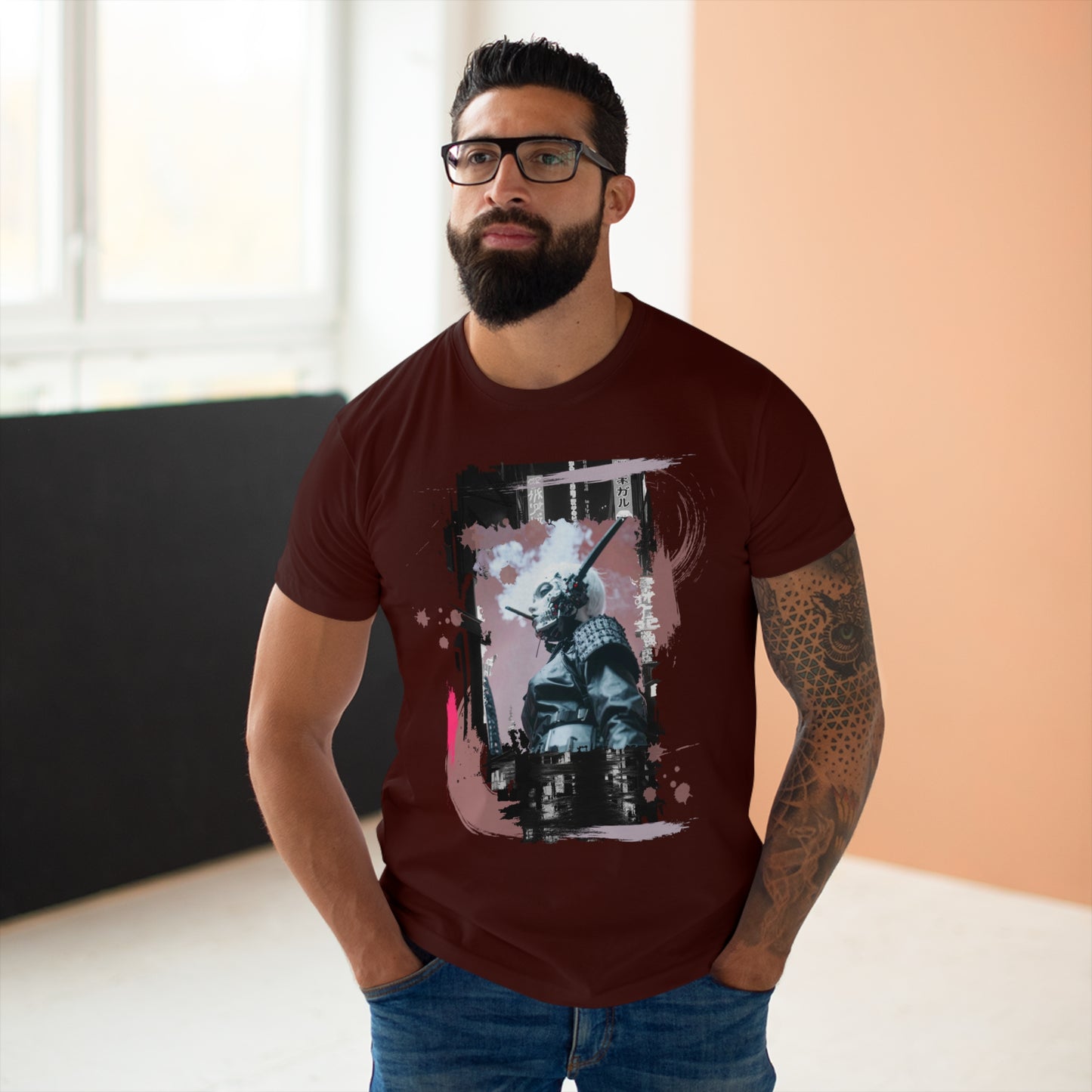 Cool Robot Graphic Tee, Unisex Streetwear Shirt, Unique Gift for Gamers, Casual Style, Art T-Shirt