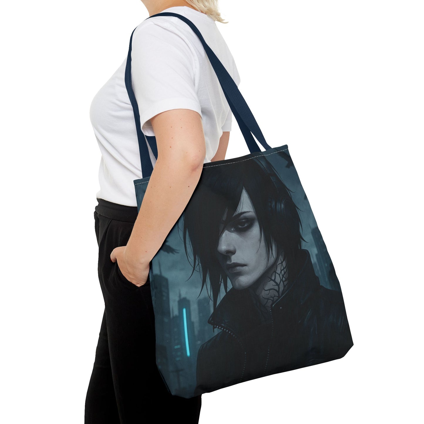 Gothic Art Tote Bag - Stylish Reusable Shopping Bag, Perfect for Music Concerts, Festivals, Gifts, Eco-Friendly Storage