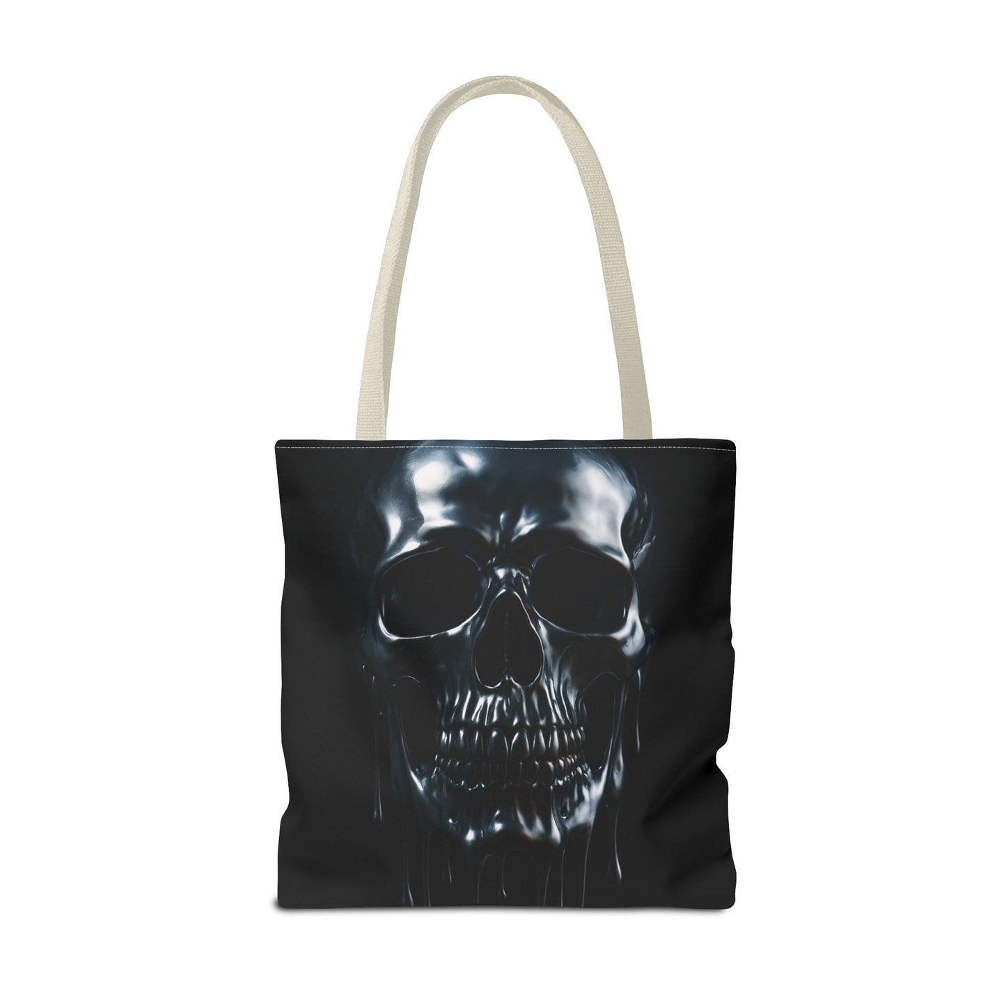 Gothic Skull Tote Bag, Edgy Fashion Accessory, Perfect for Halloween, Unique Gift Idea, Stylish Shopping Companion, All-Occasion Use