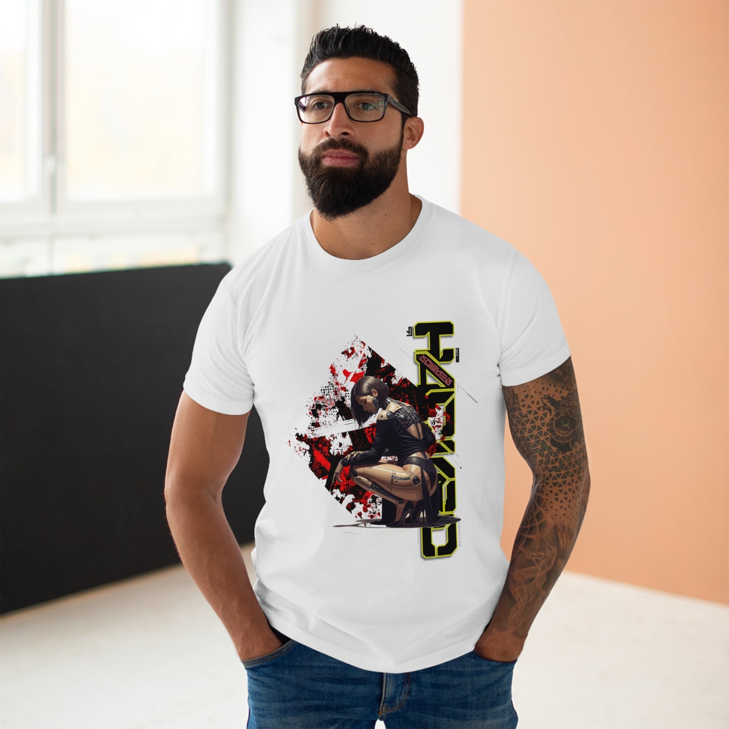 Stylish Unisex T-Shirt with Bold Graphic Design, Cool Casual Wear, Gift for Gamers, Graphic Tee, Everyday Fashion